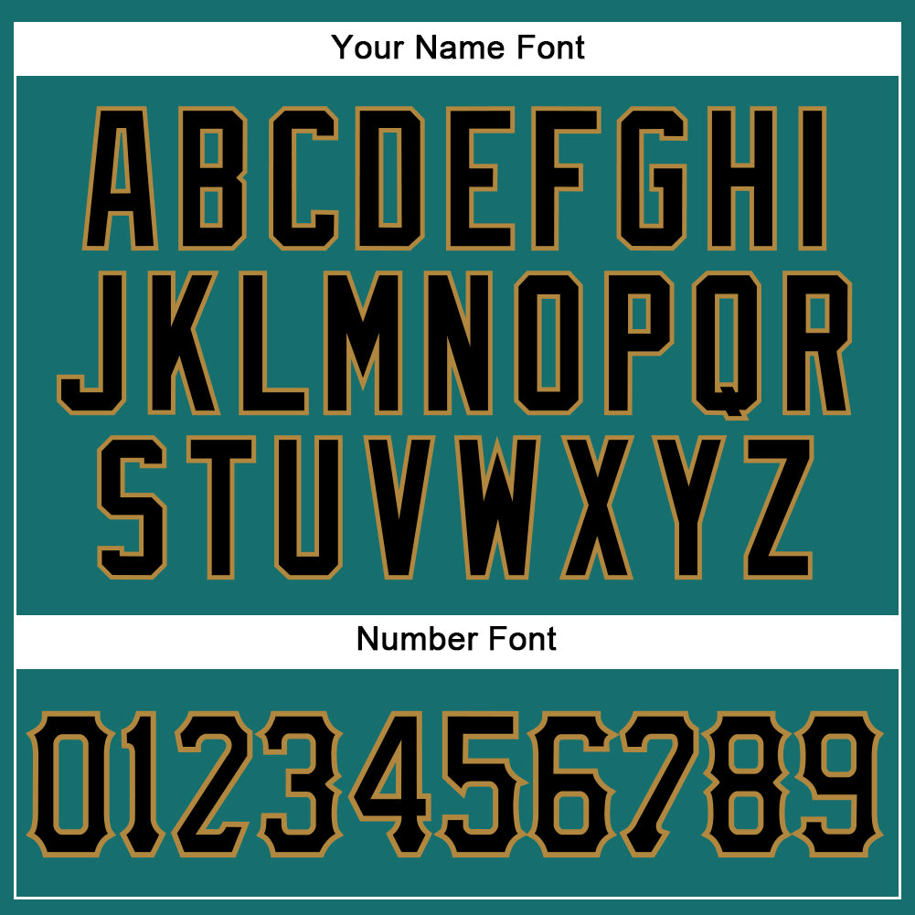 Custom Aqua Black-Old Gold Authentic Sleeveless Baseball Jersey - Sky-Custom