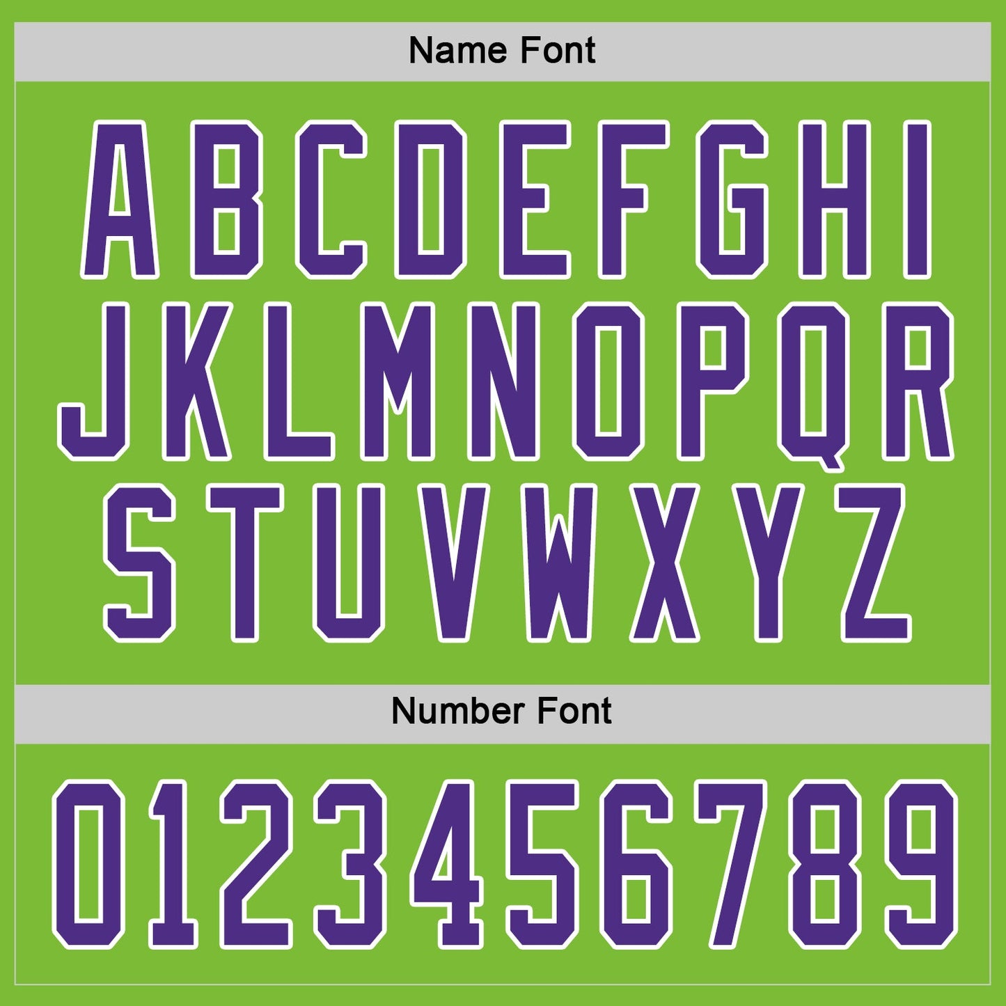 Custom Neon Green Purple-White Hockey Jersey - Sky-Custom