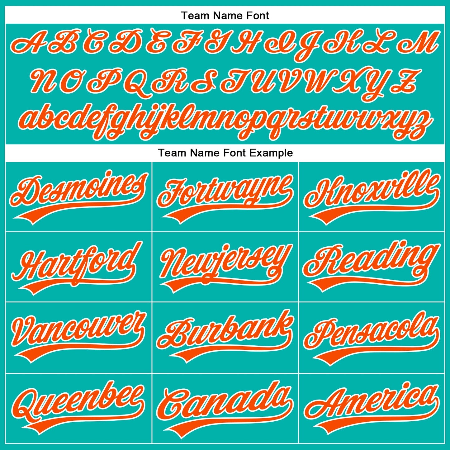 Custom Aqua White Pinstripe Orange Authentic Baseball Jersey - Sky-Custom