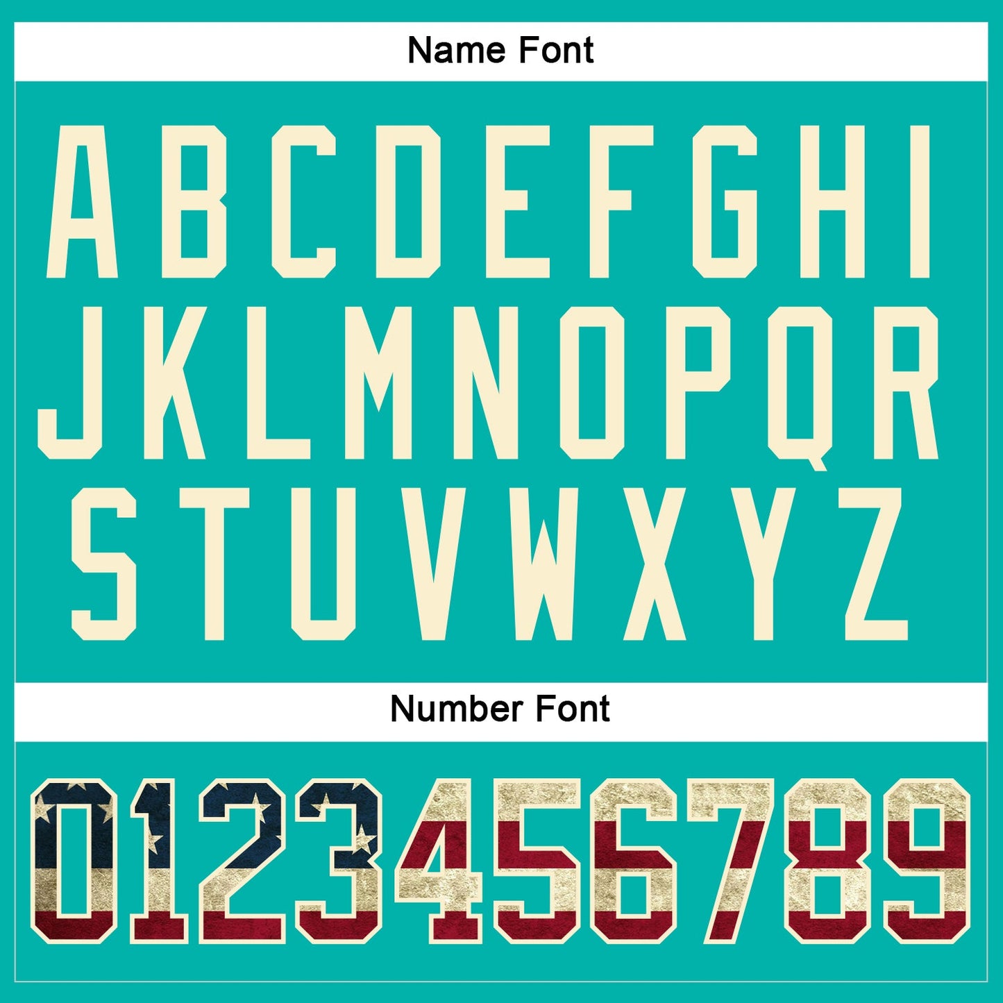 Custom Aqua Vintage USA Flag Black-Cream Hockey Lace Neck Jersey - Sky-Custom