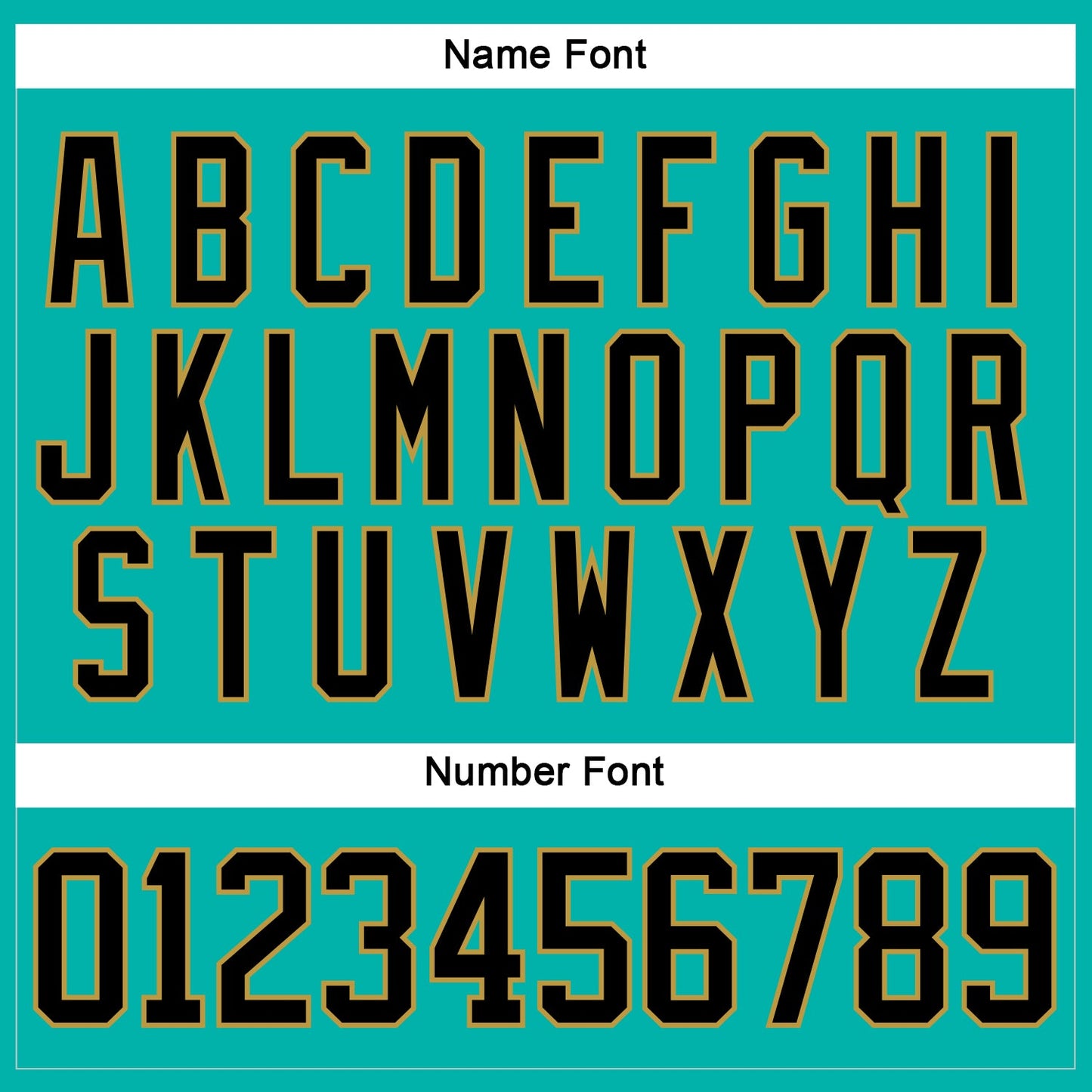 Custom Aqua Black-Old Gold Hockey Lace Neck Jersey - Sky-Custom