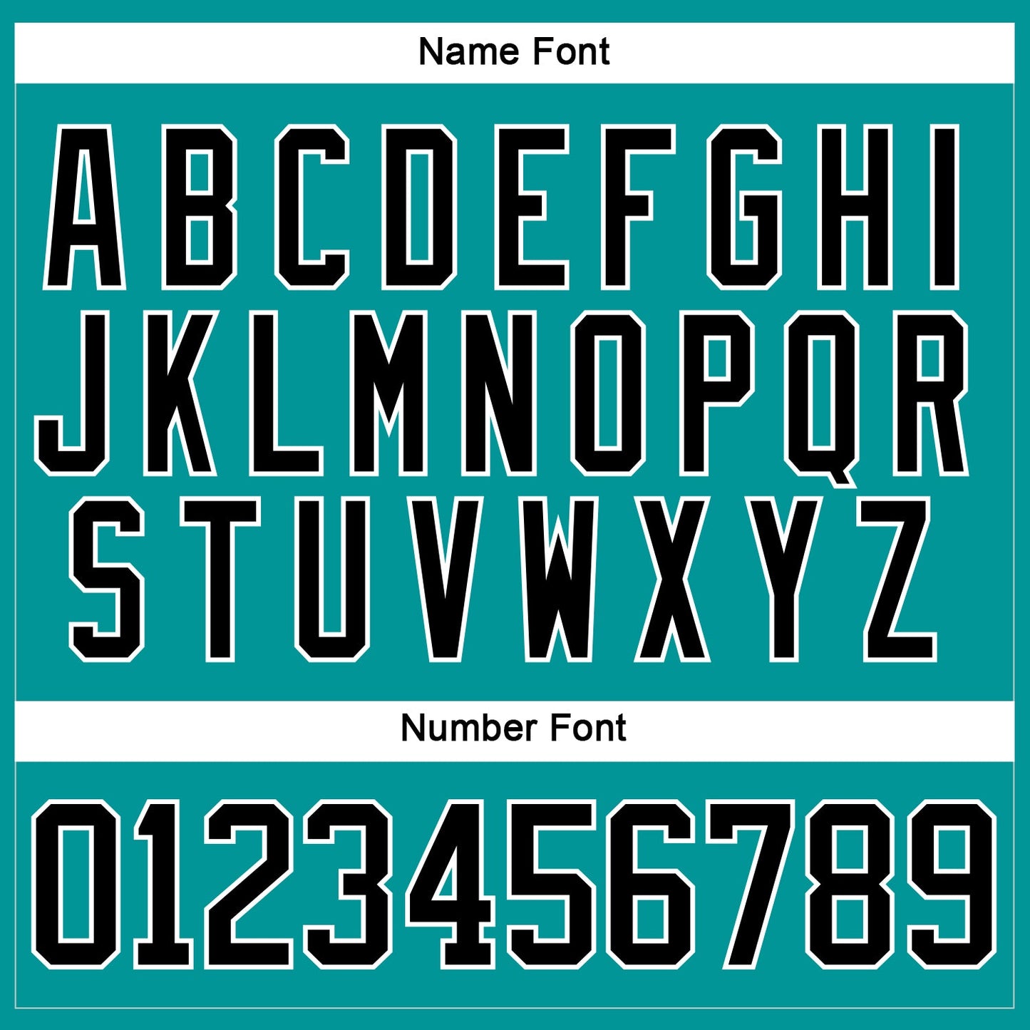 Custom Aqua Black-White Hockey Jersey - Sky-Custom