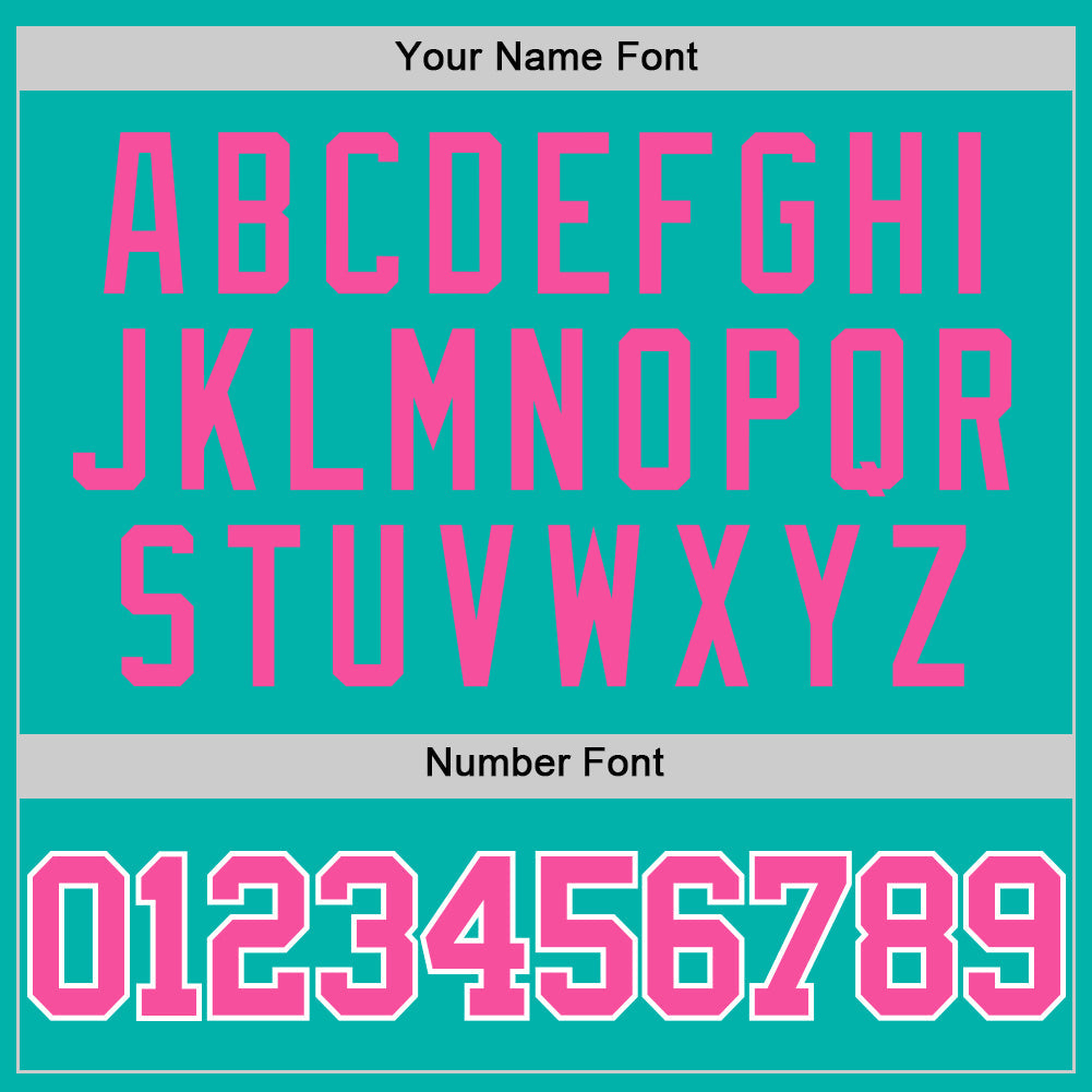 Custom Aqua Pink-White Authentic Basketball Jersey - Sky-Custom