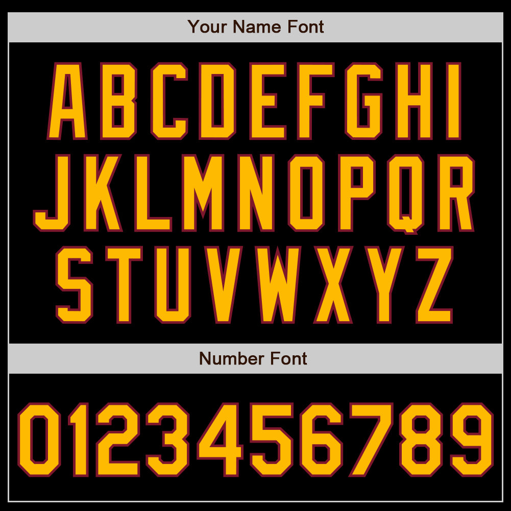 Custom Black Gold-Crimson 3 Colors Arm Shapes Authentic Baseball Jersey - Sky-Custom