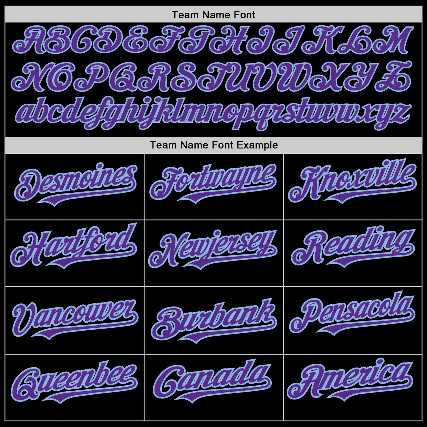 Custom Black Purple-Light Blue 3 Colors Arm Shapes Authentic Baseball Jersey - Sky-Custom