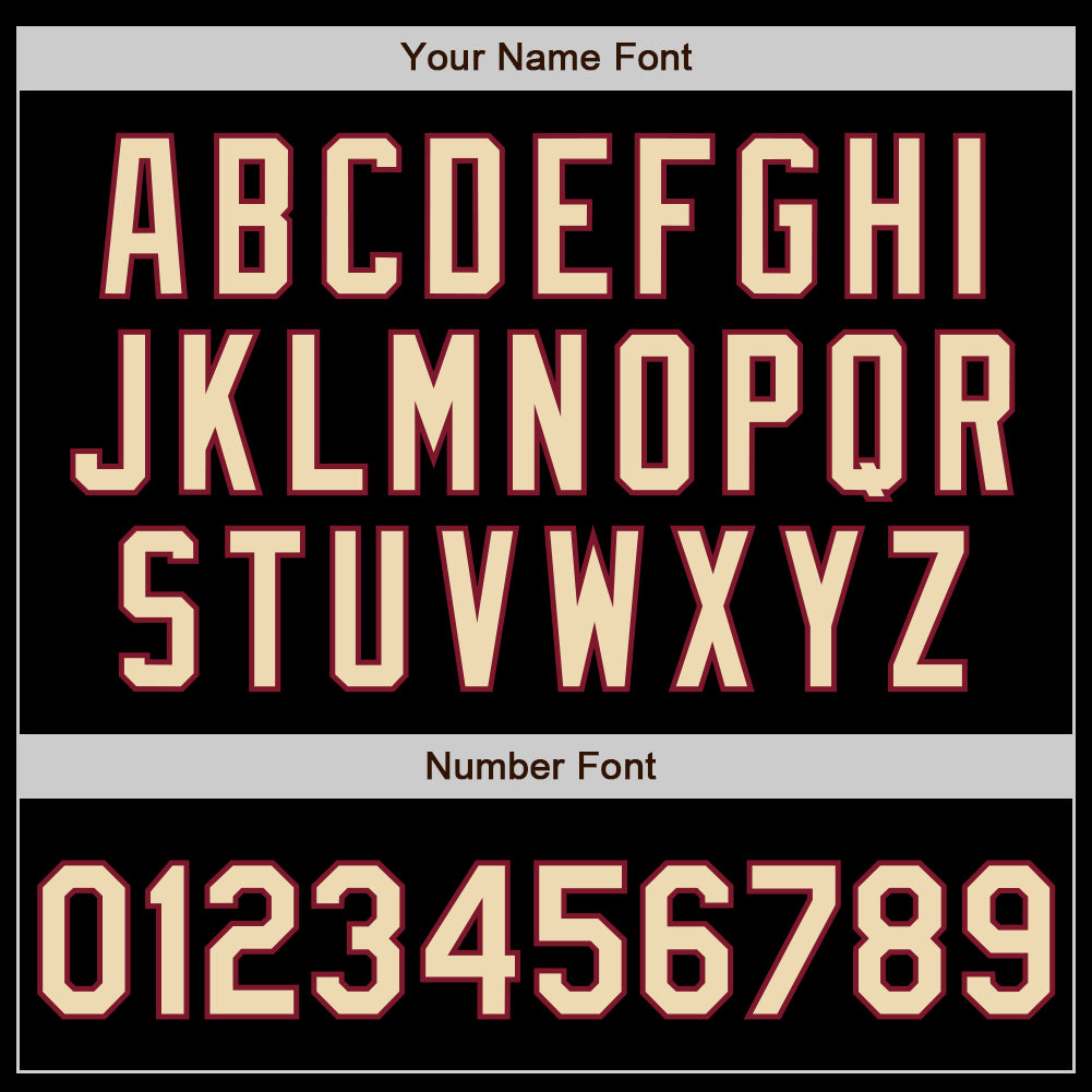 Custom Black City Cream-Crimson 3 Colors Arm Shapes Authentic Baseball Jersey - Sky-Custom