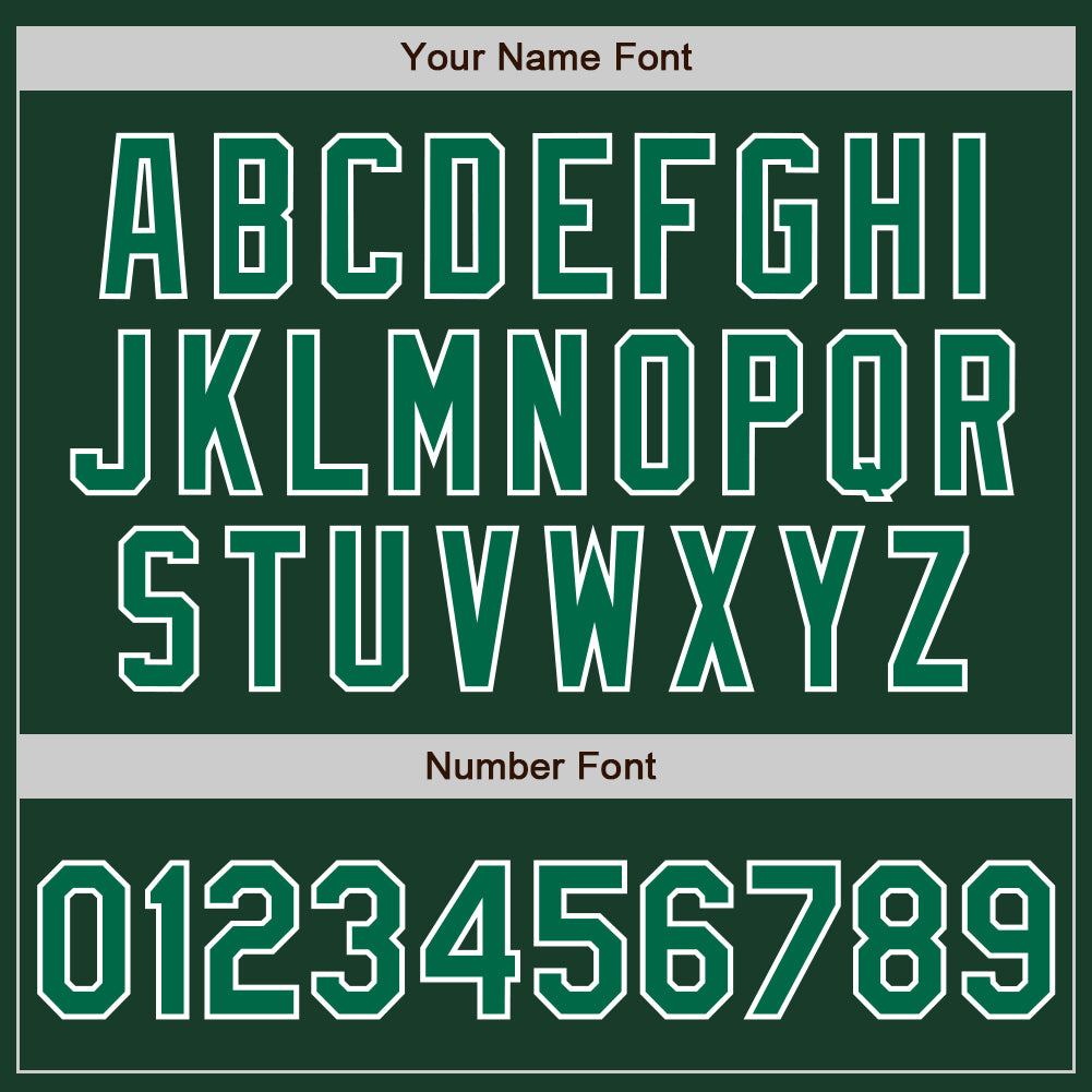 Custom Green Kelly Green-White 3 Colors Arm Shapes Authentic Baseball Jersey - Sky-Custom