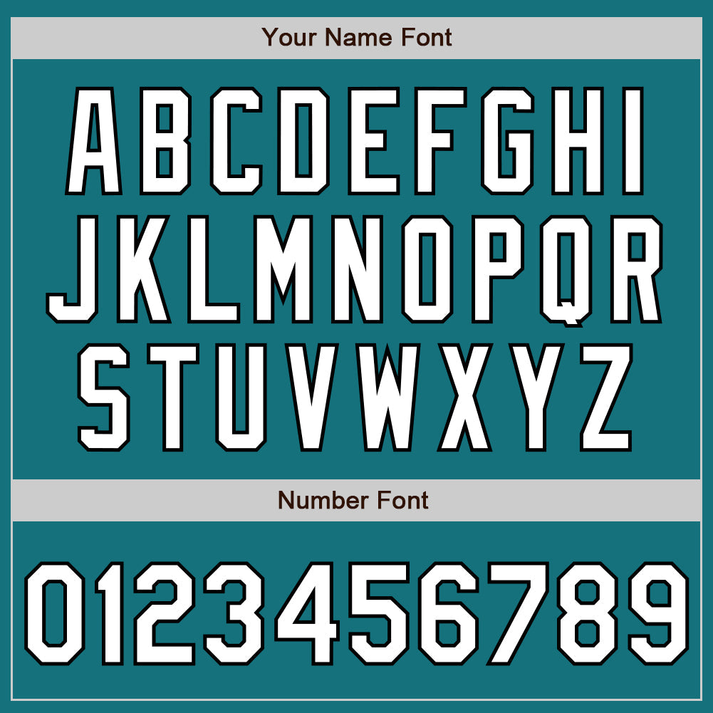 Custom Teal White-Black 3 Colors Arm Shapes Authentic Baseball Jersey - Sky-Custom