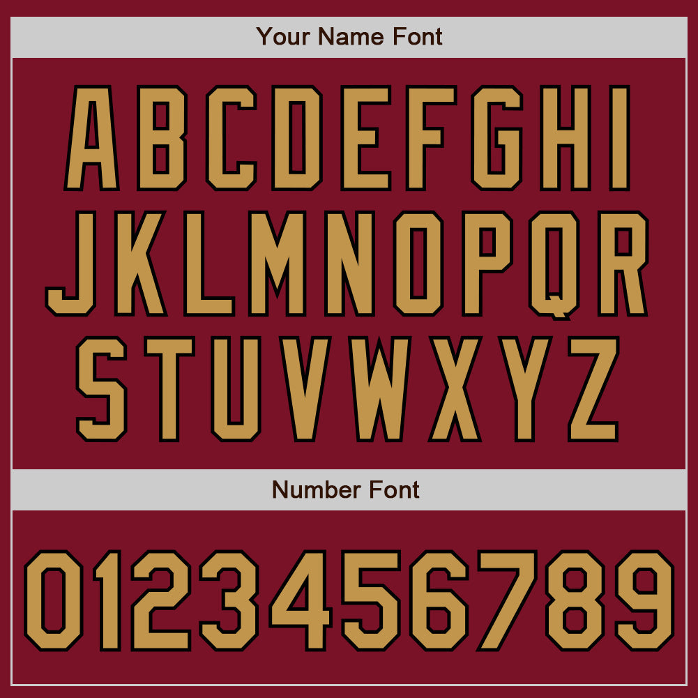 Custom Crimson Old Gold-Black 3 Colors Arm Shapes Authentic Baseball Jersey - Sky-Custom