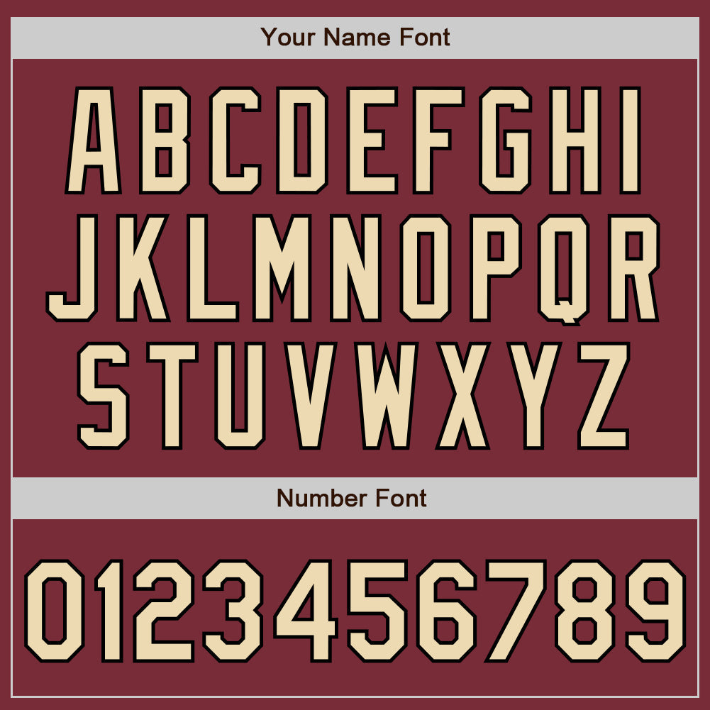 Custom Burgundy City Cream-Black 3 Colors Arm Shapes Authentic Baseball Jersey - Sky-Custom