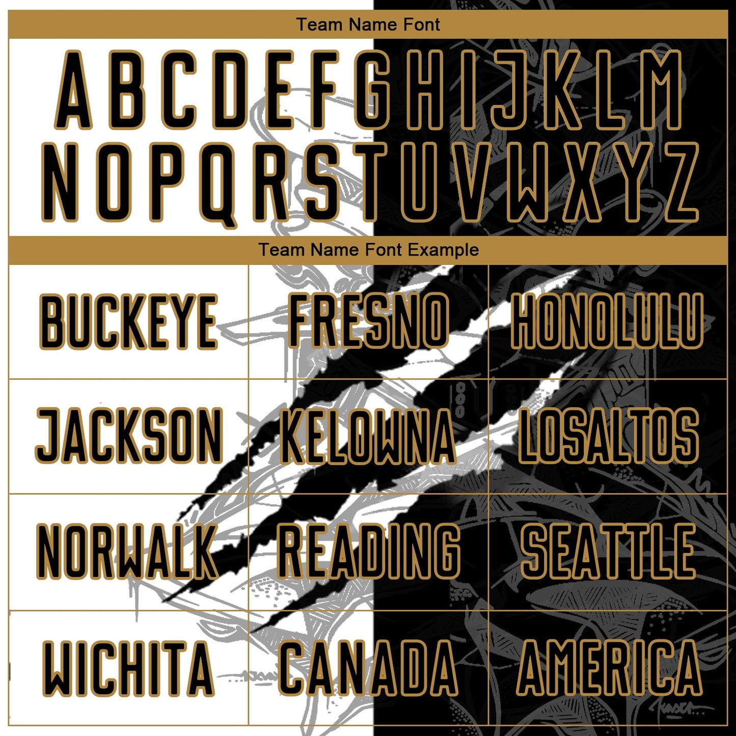 Custom Graffiti Pattern Black-Old Gold Scratch Round Neck Sublimation Basketball Suit Jersey - Sky-Custom