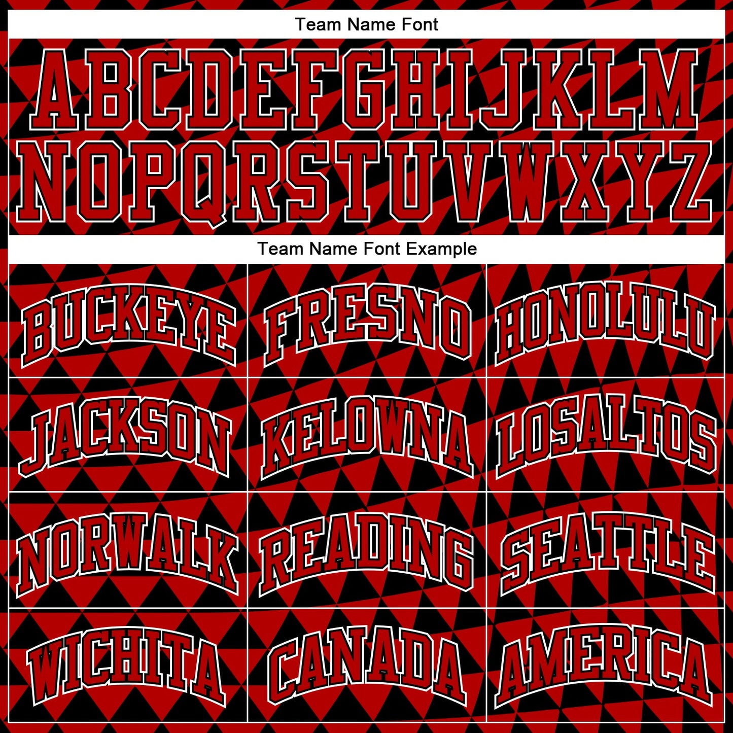 Custom Red Black-White Triangle Shapes Round Neck Sublimation Basketball Suit Jersey - Sky-Custom