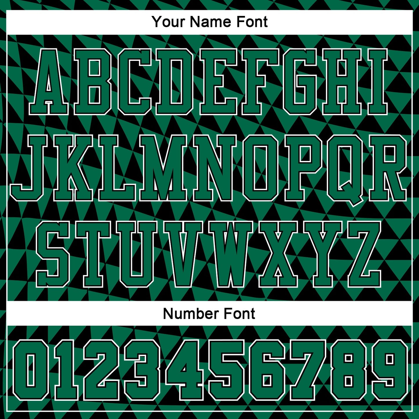 Custom Kelly Green White-Black Triangle Shapes Round Neck Sublimation Basketball Suit Jersey - Sky-Custom