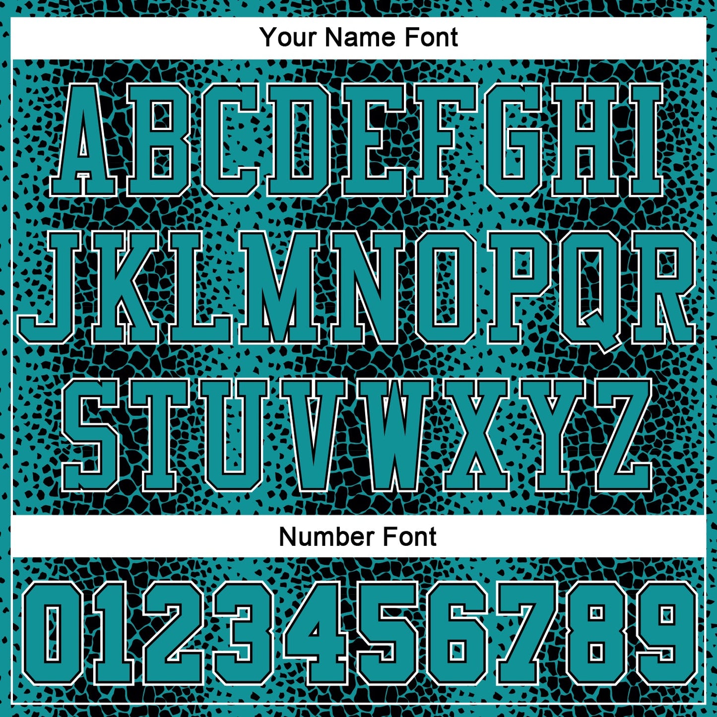 Custom Black Teal-White Animal Fur Print Round Neck Sublimation Basketball Suit Jersey - Sky-Custom