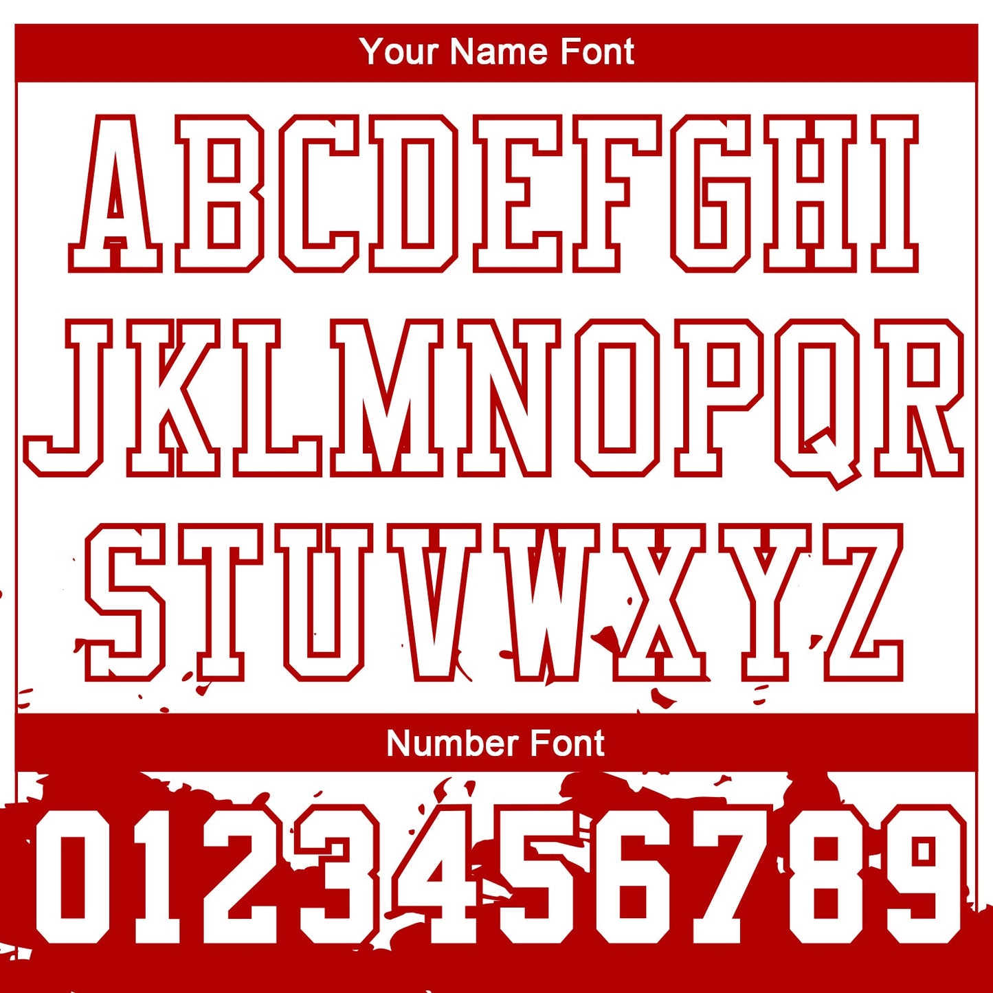 Custom White Red Color Splash Round Neck Sublimation Basketball Suit Jersey - Sky-Custom