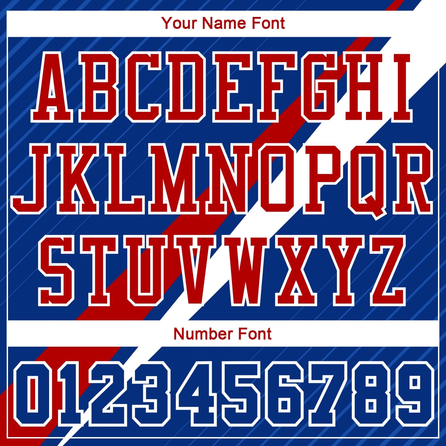 Custom Royal White-Red Diagonal Lines Round Neck Sublimation Basketball Suit Jersey - Sky-Custom