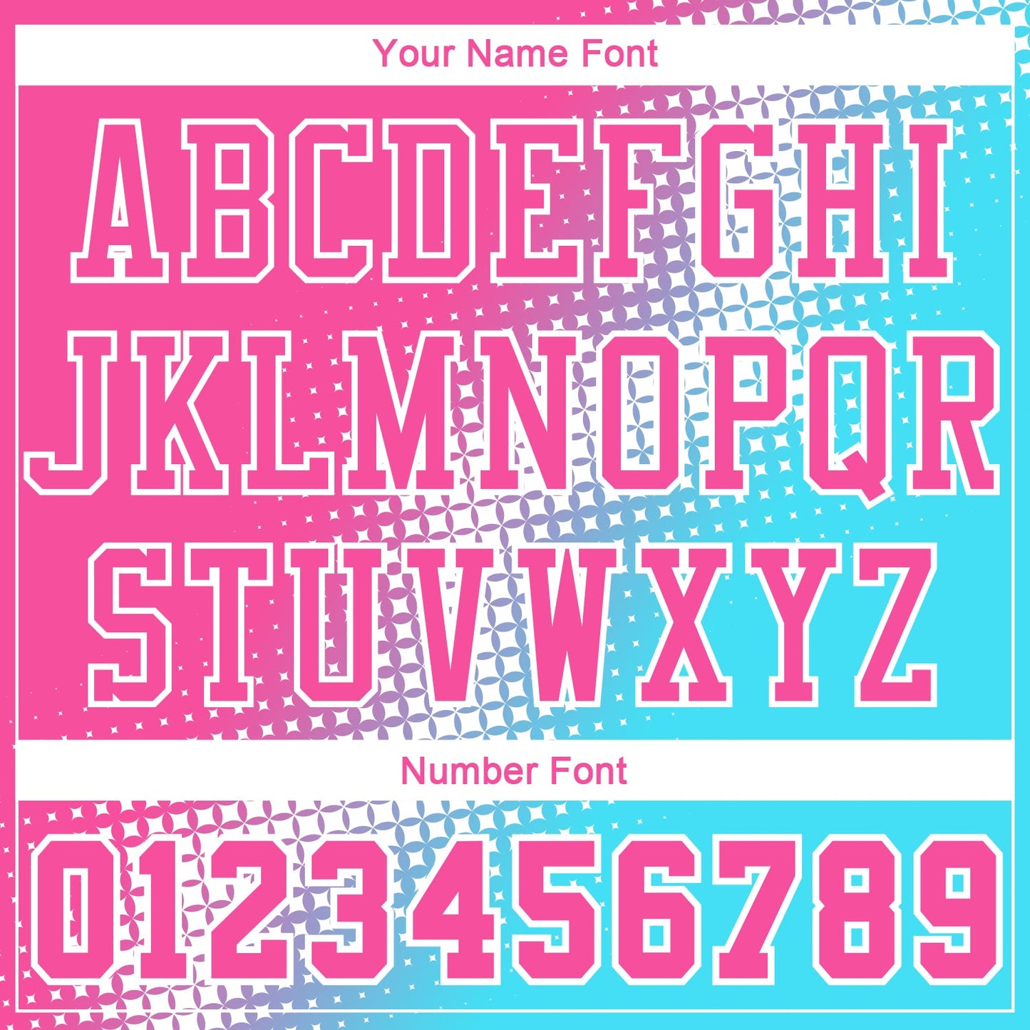 Custom Sky Blue Pink-White Gradient Two Tone Diamond Shape Round Neck Sublimation Basketball Suit Jersey - Sky-Custom
