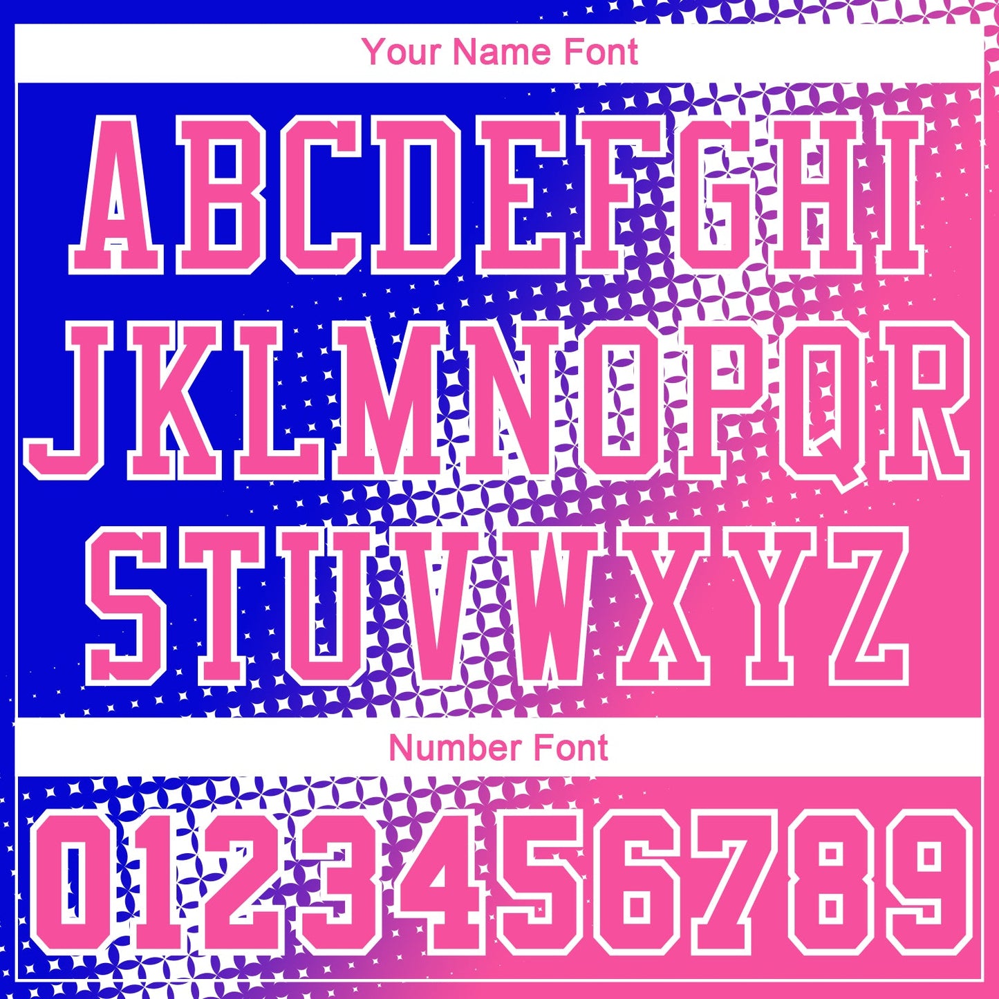 Custom Pink Royal-White Gradient Two Tone Diamond Shape Round Neck Sublimation Basketball Suit Jersey - Sky-Custom