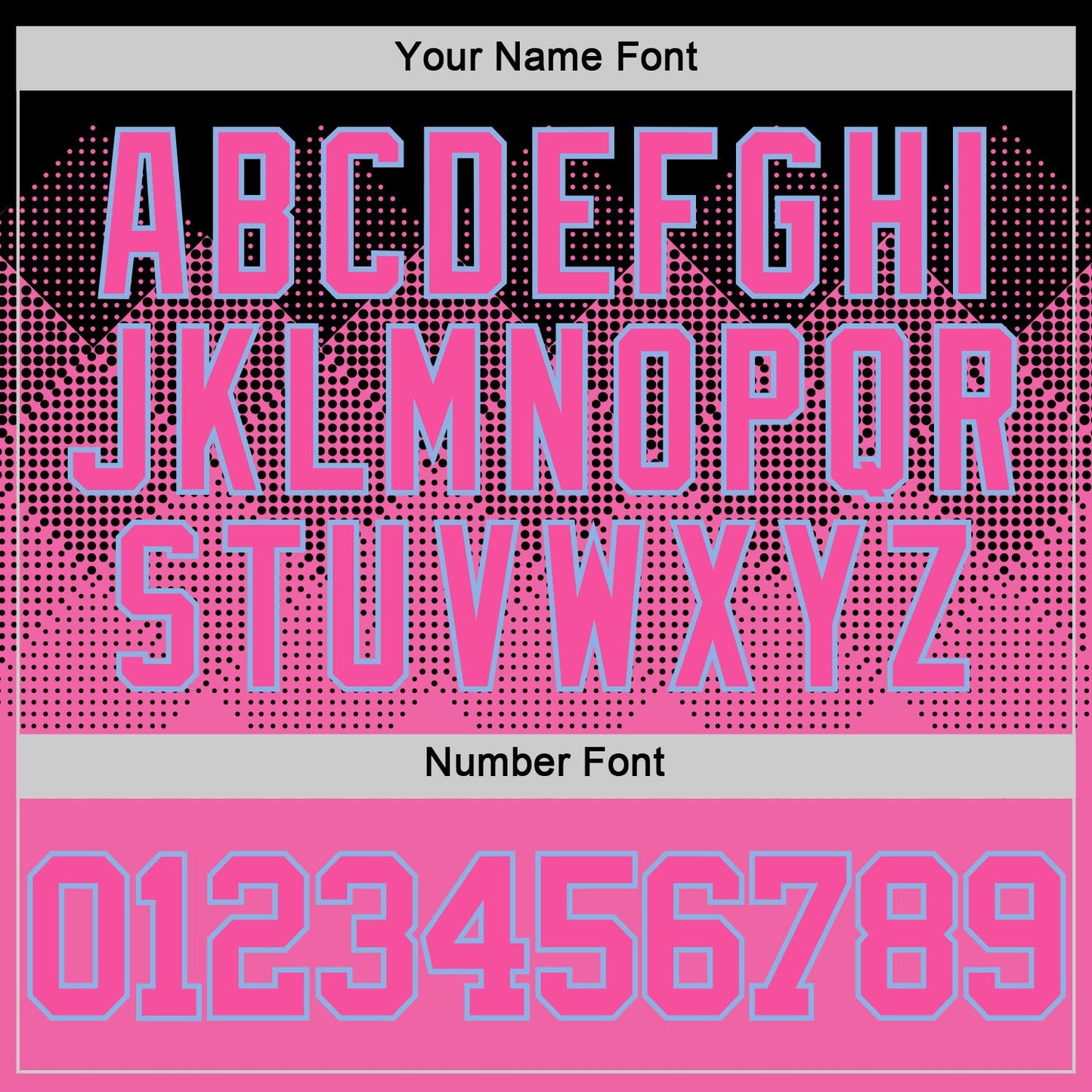 Custom Black Pink-Light Blue Gradient Square Shapes Round Neck Sublimation Basketball Suit Jersey - Sky-Custom