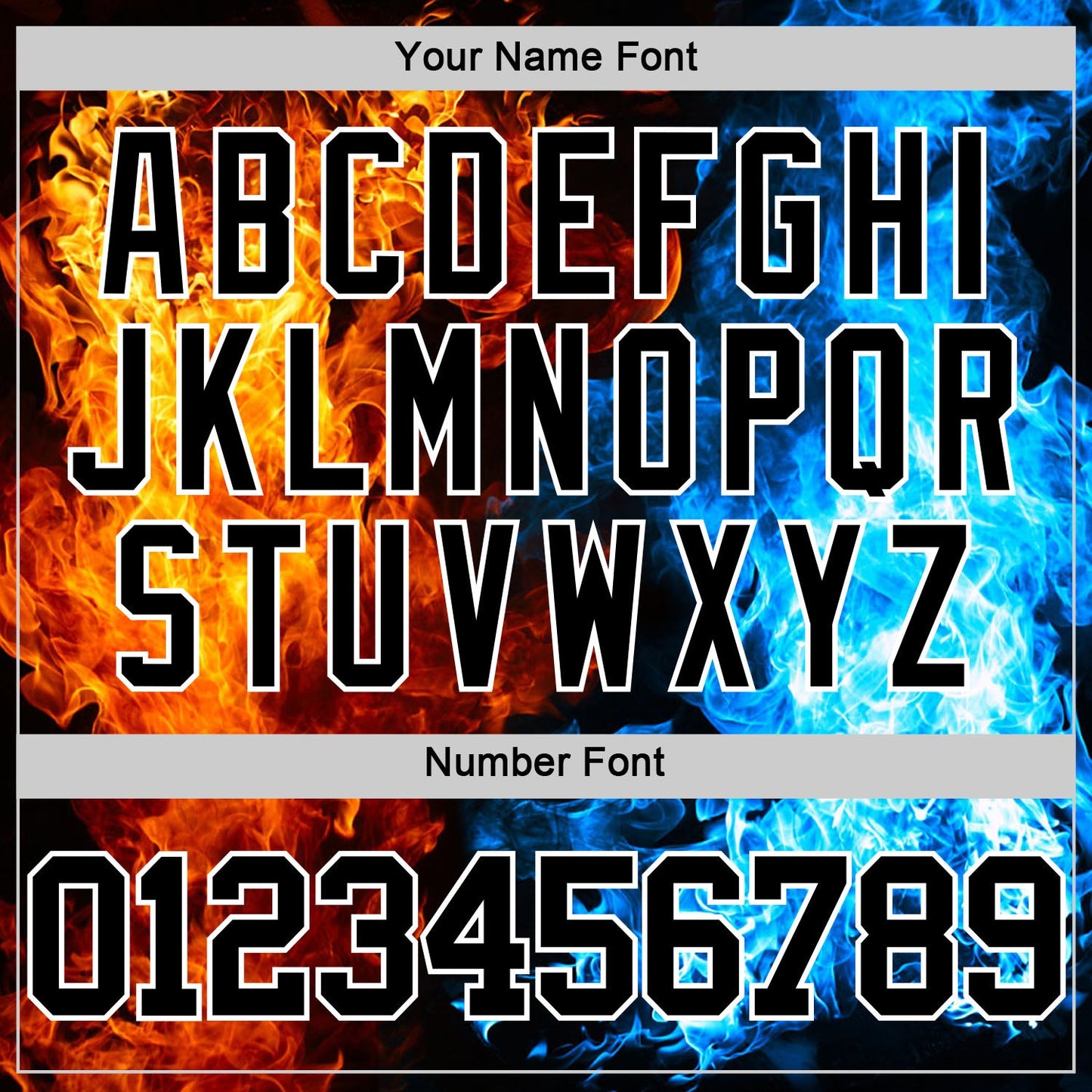 Custom Figure Black-White Flame Round Neck Sublimation Basketball Suit Jersey - Sky-Custom