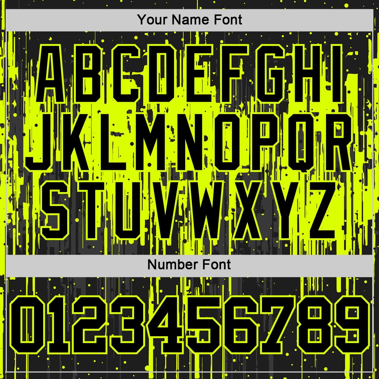 Custom Black Neon Green Dripping Splatter Art Round Neck Sublimation Basketball Suit Jersey - Sky-Custom