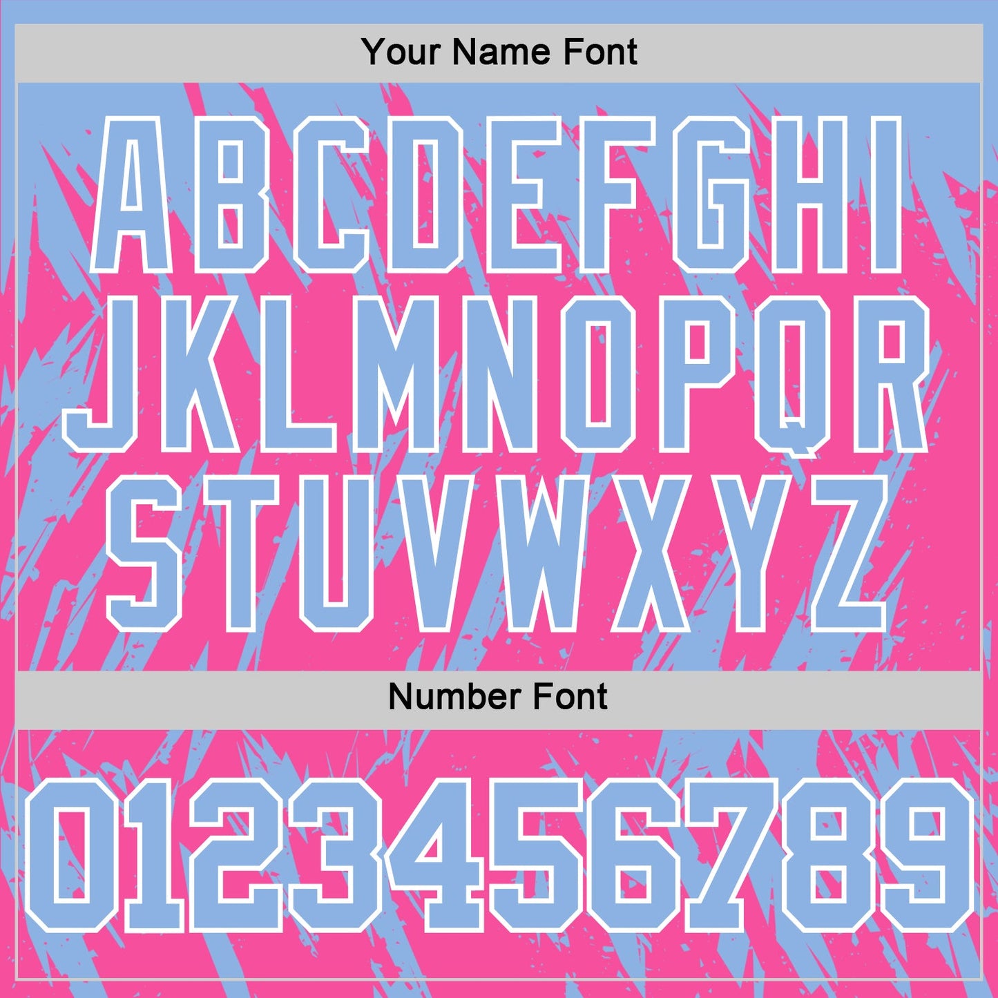 Custom Pink Light Blue-White Abstract Sharp Shape Fragment Art Round Neck Sublimation Basketball Suit Jersey - Sky-Custom