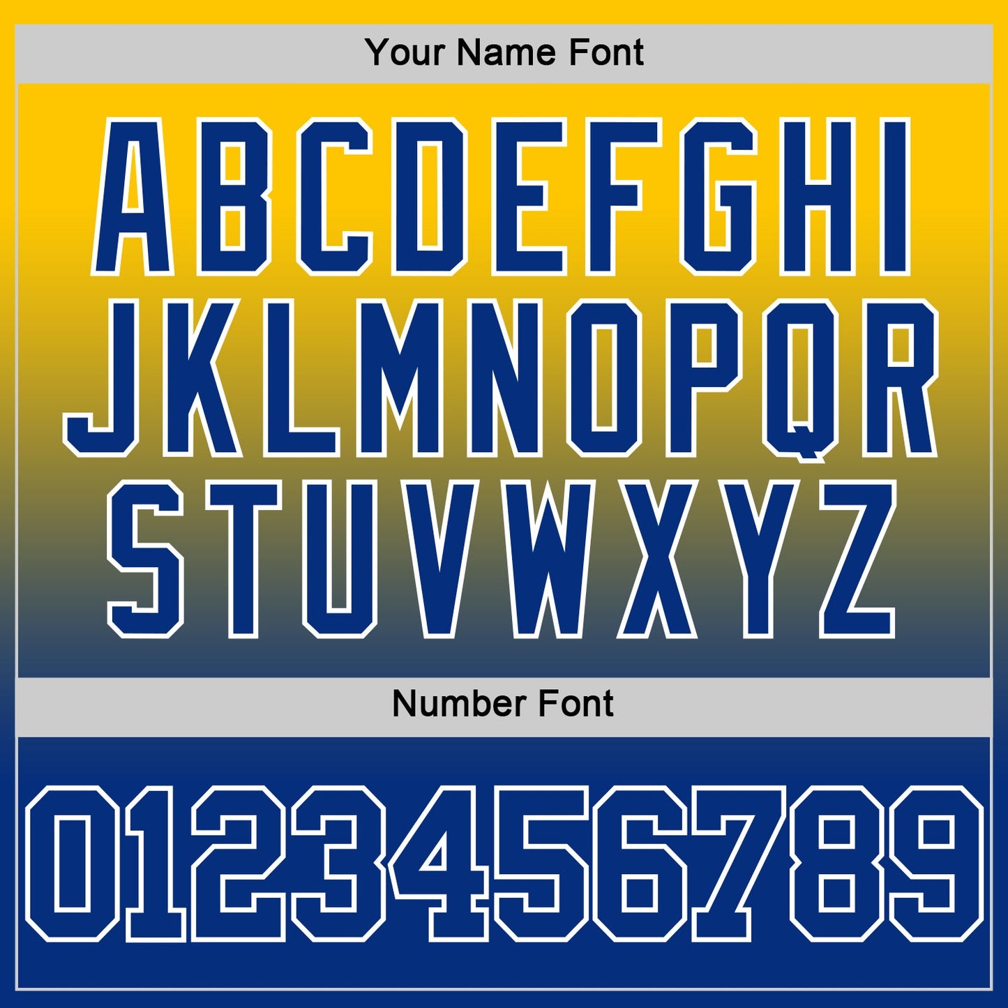 Custom Yellow Royal-White Fade Fashion Round Neck Sublimation Basketball Suit Jersey - Sky-Custom