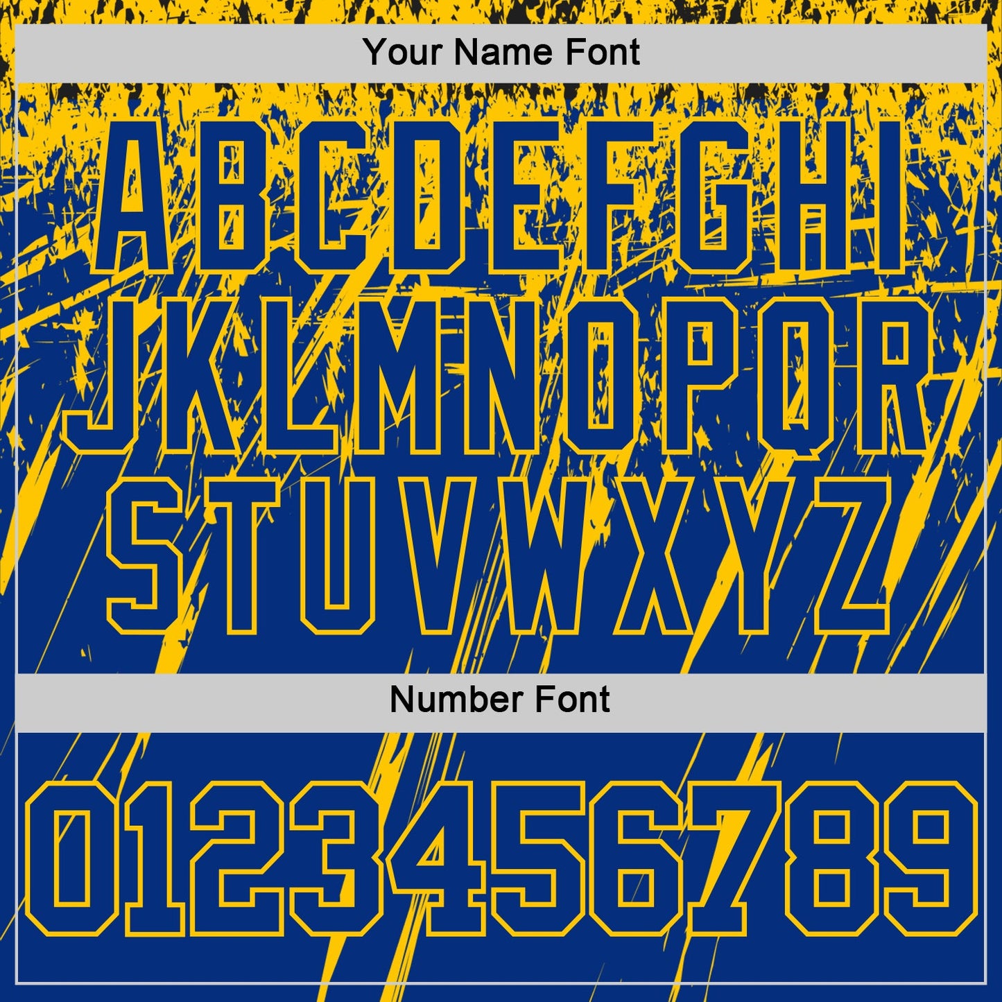 Custom Royal Yellow Splash Round Neck Sublimation Basketball Suit Jersey - Sky-Custom