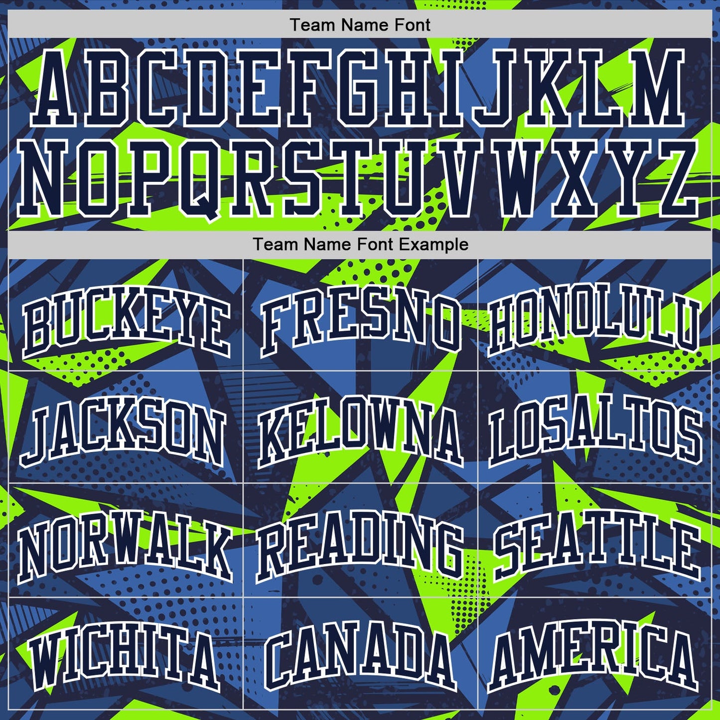Custom Navy Neon Green-White Geometric Shape Round Neck Sublimation Basketball Suit Jersey - Sky-Custom