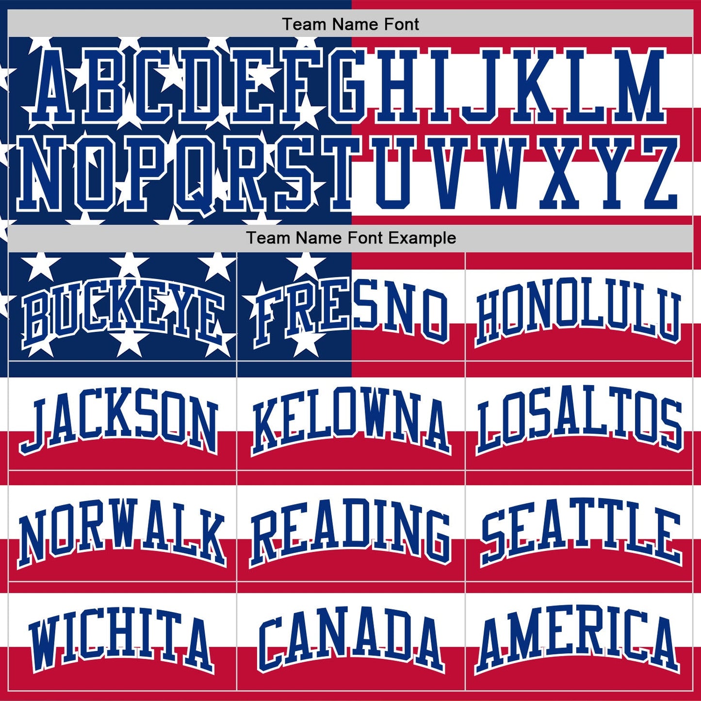 Custom Red Royal-White American Flag Round Neck Sublimation Basketball Suit Jersey - Sky-Custom