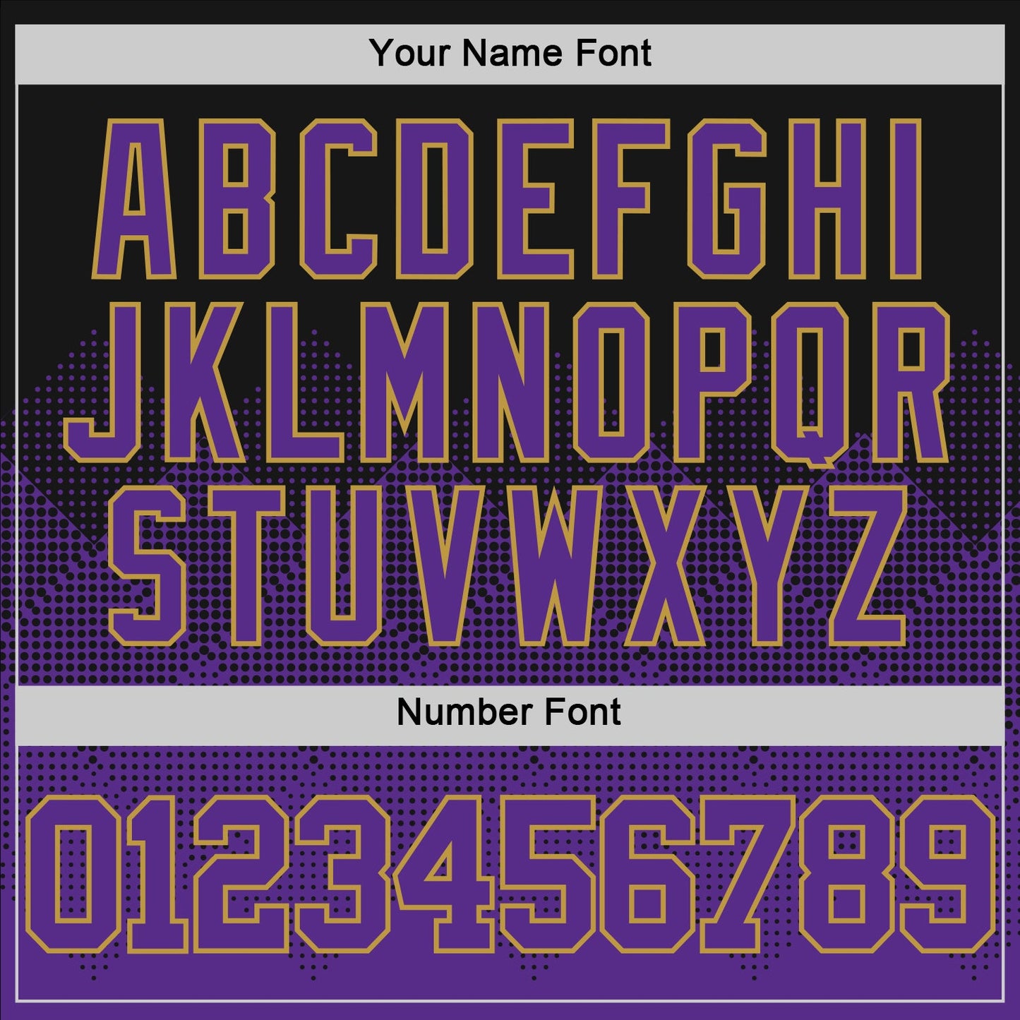 Custom Black Purple-Old Gold Fade Fashion Round Neck Sublimation Basketball Suit Jersey - Sky-Custom