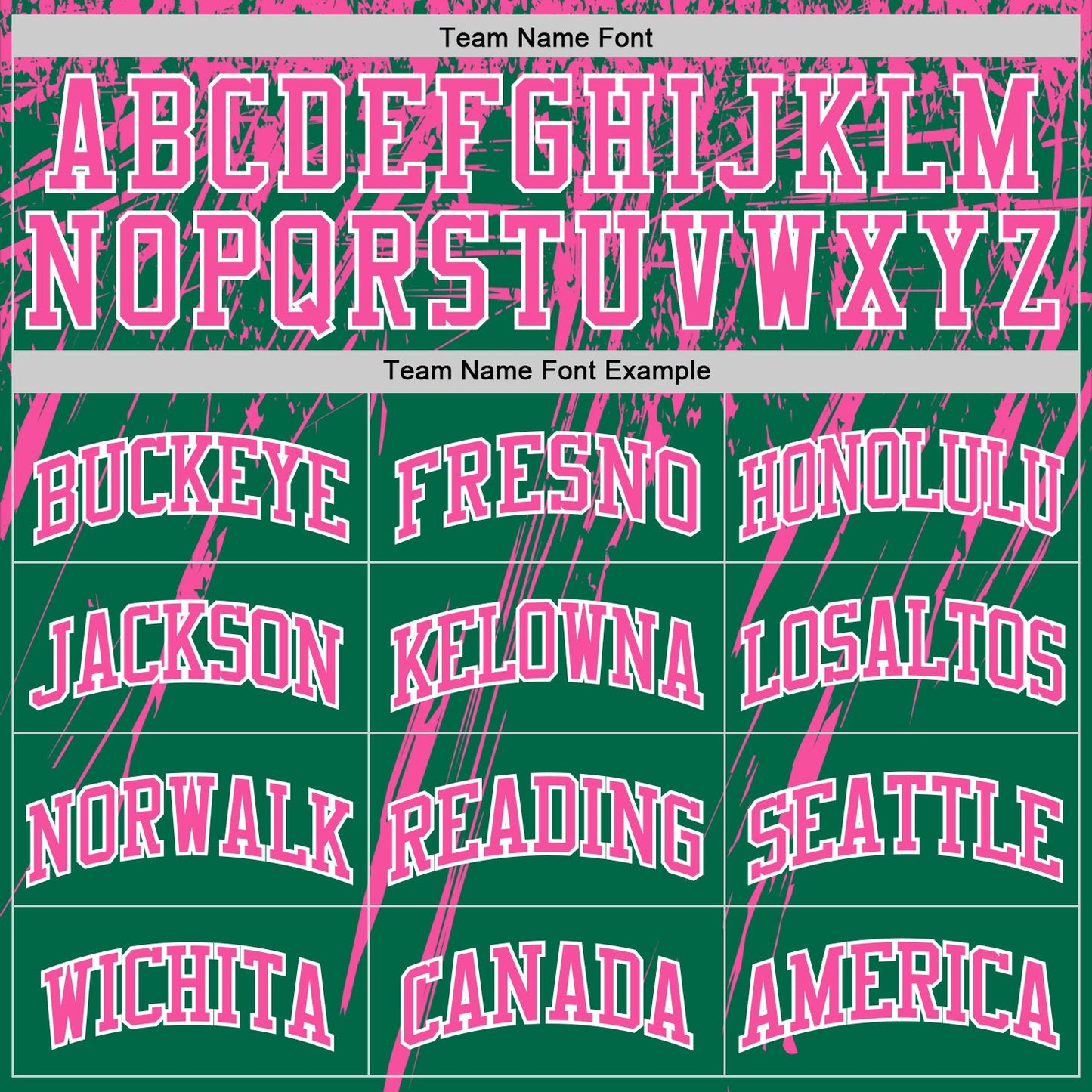 Custom Kelly Green Pink-White Splash Round Neck Sublimation Basketball Suit Jersey - Sky-Custom