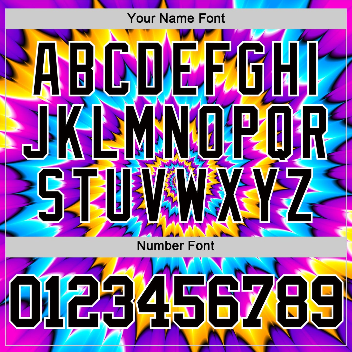 Custom Tie Dye Black-White Round Neck Sublimation Basketball Suit Jersey - Sky-Custom