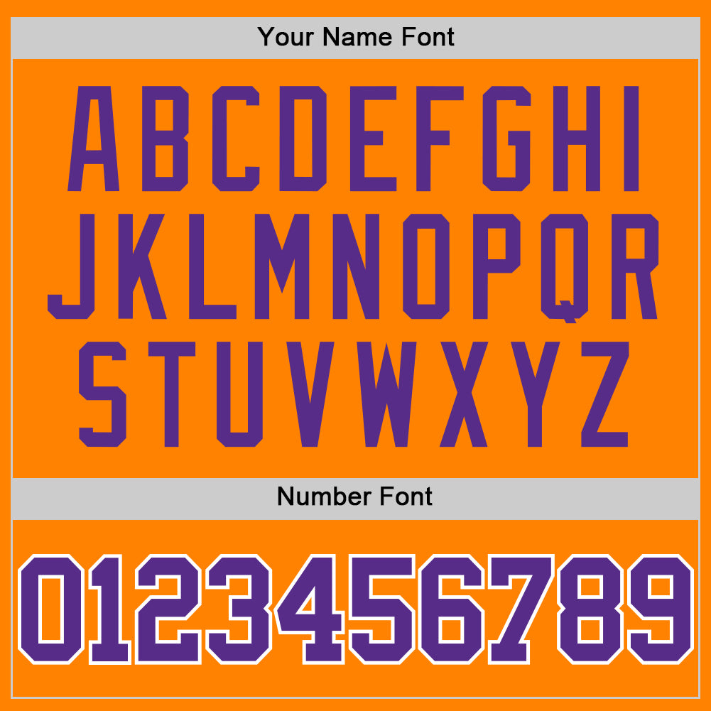 Custom Bay Orange Purple-White Authentic Basketball Jersey - Sky-Custom