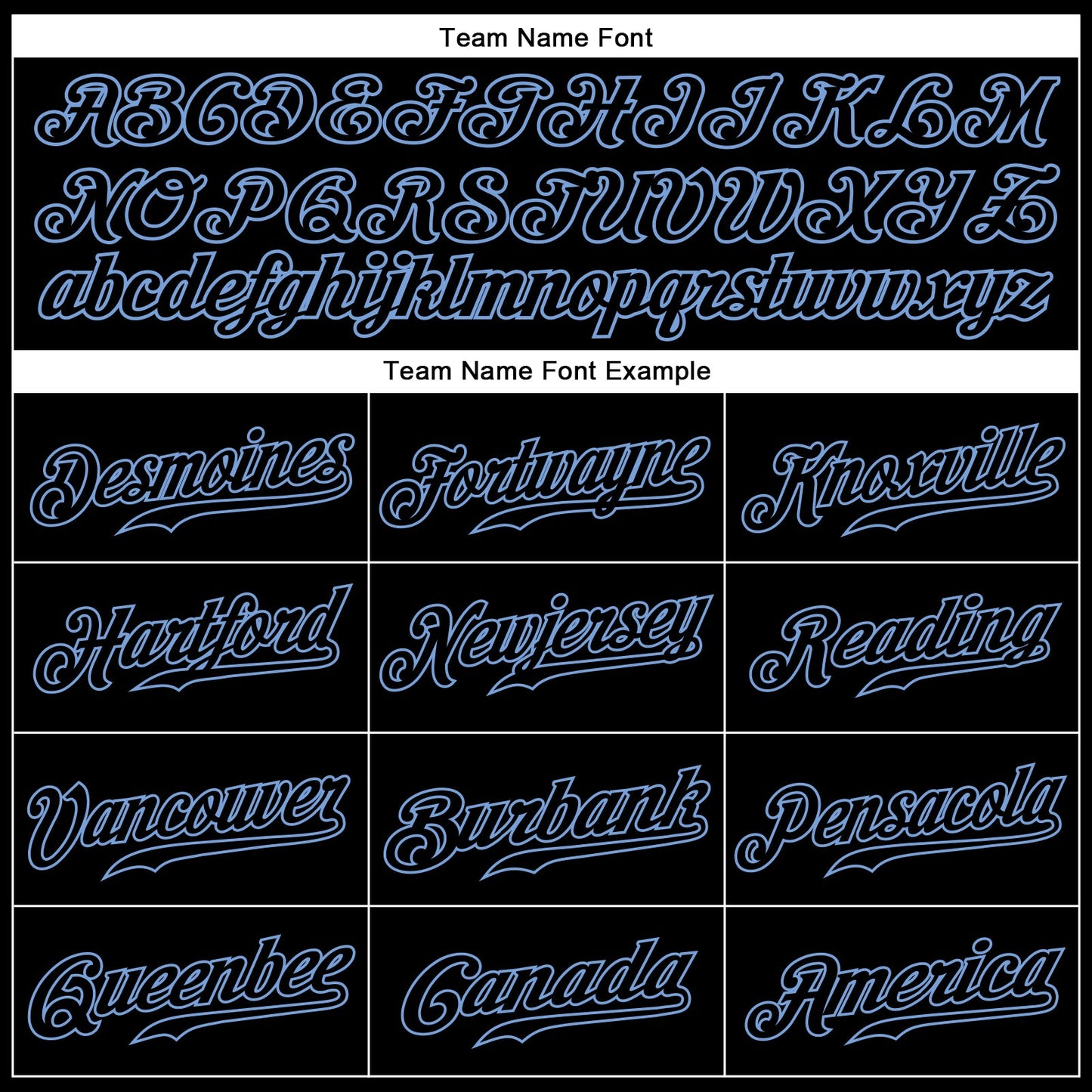 Custom Black Black-Light Blue Authentic Sleeveless Baseball Jersey - Sky-Custom