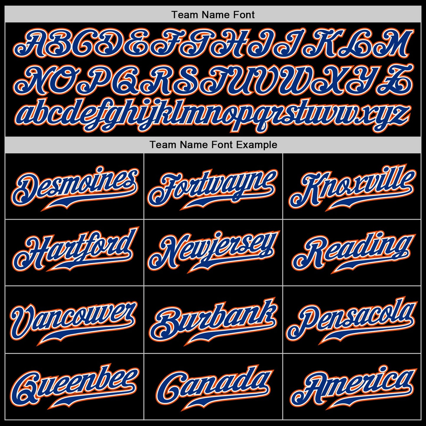 Custom Black Royal Pinstripe Royal-Orange Authentic Baseball Jersey - Sky-Custom