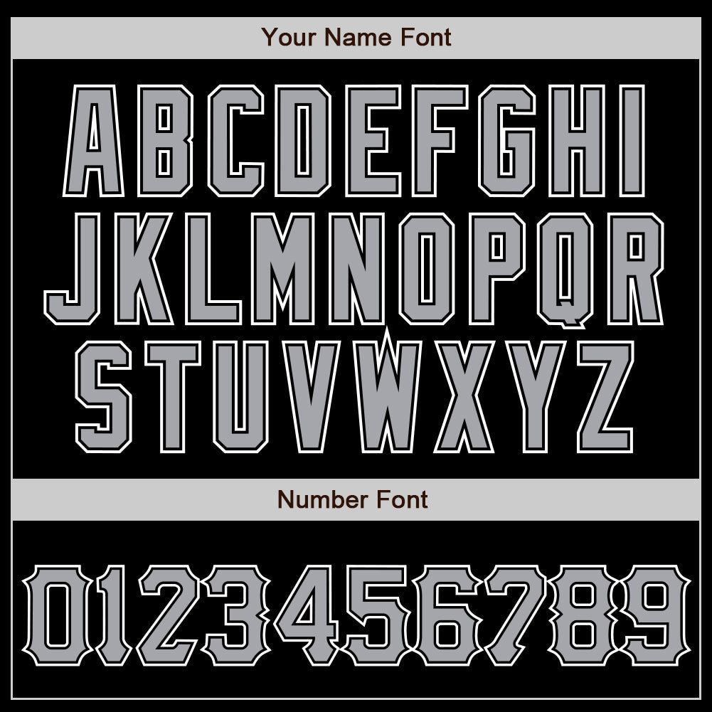 Custom Black Gray-White Authentic Baseball Jersey - Sky-Custom
