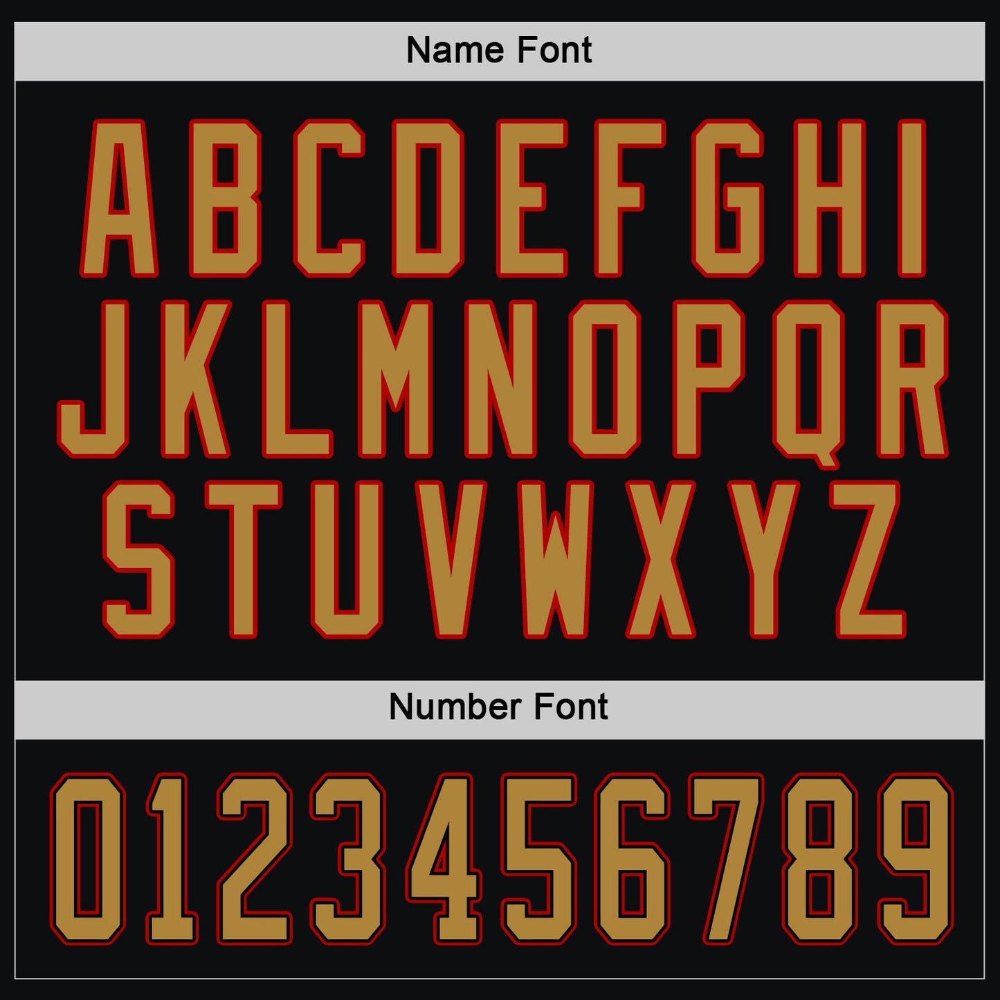 Custom Black Old Gold-Red Hockey Jersey - Sky-Custom