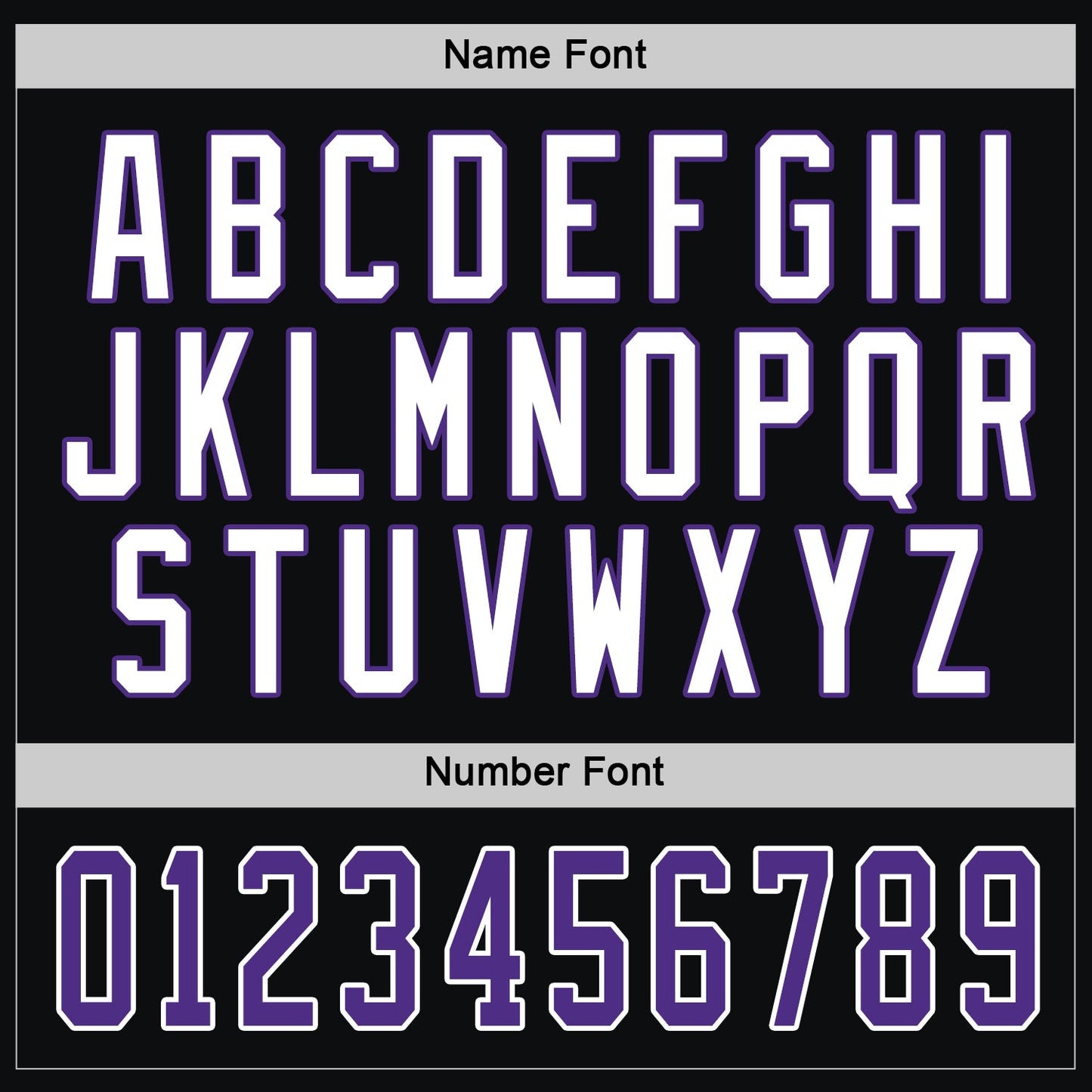 Custom Black Purple-White Hockey Jersey - Sky-Custom