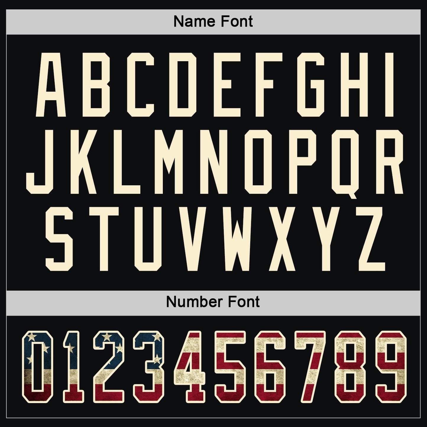 Custom Black Vintage USA Flag Cream-Red Hockey Jersey - Sky-Custom