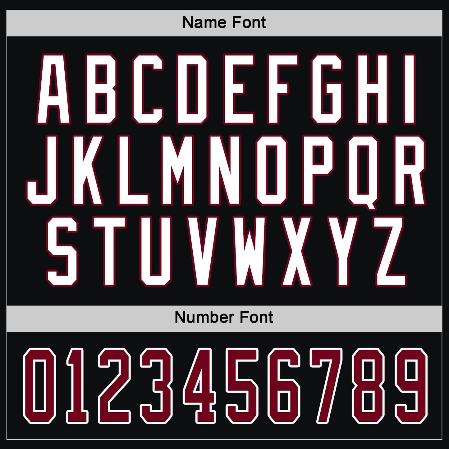 Custom Black Maroon-White Hockey Jersey - Sky-Custom