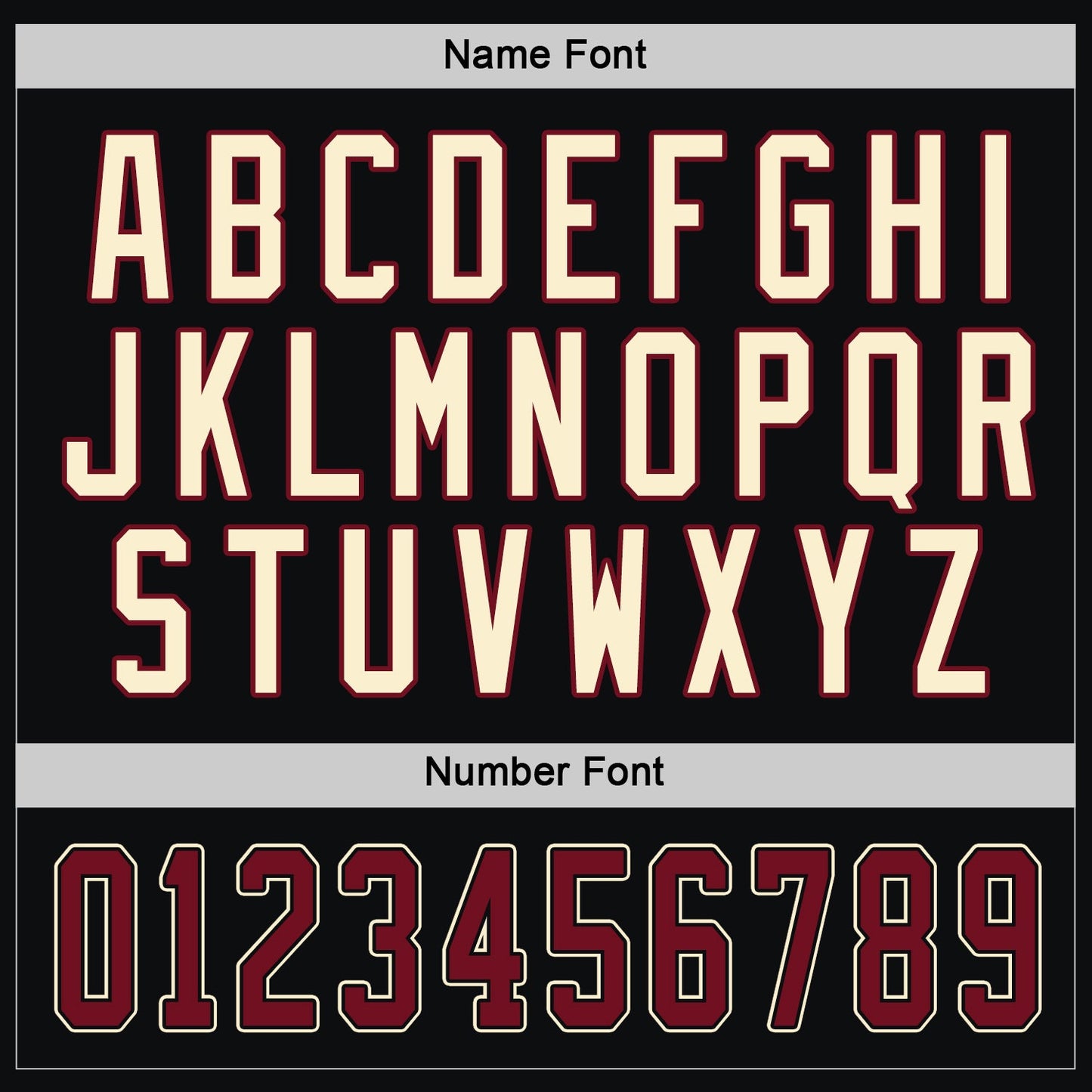 Custom Black Crimson-Cream Hockey Jersey - Sky-Custom