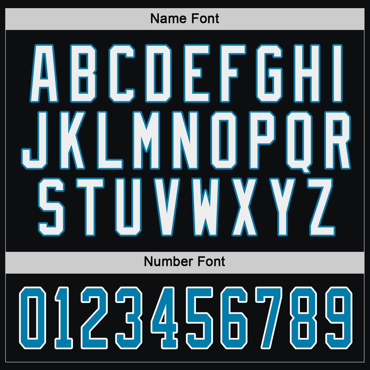 Custom Black Panther Blue-White Hockey Jersey - Sky-Custom