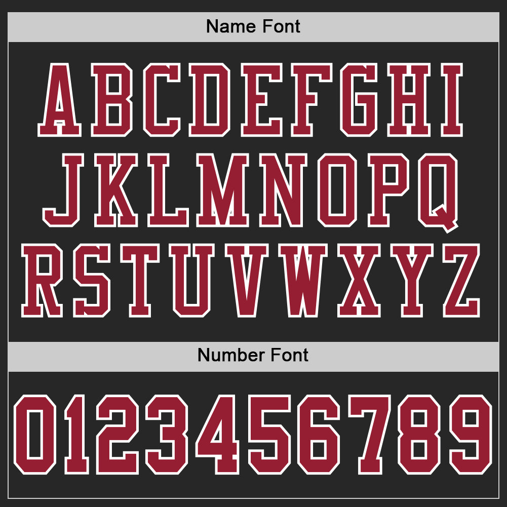 Custom Black Cardinal-White Mesh Authentic Football Jersey - Sky-Custom