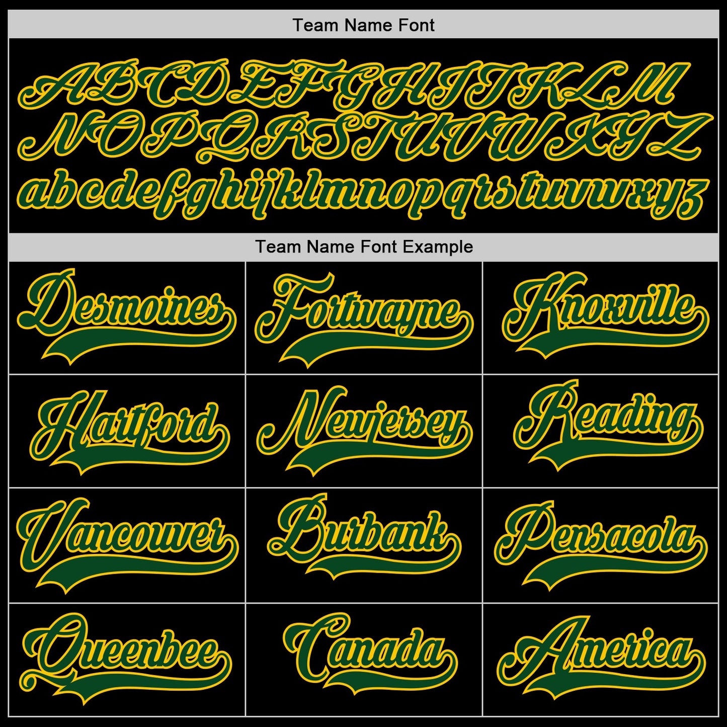 Custom Black Green-Gold Hockey Jersey - Sky-Custom