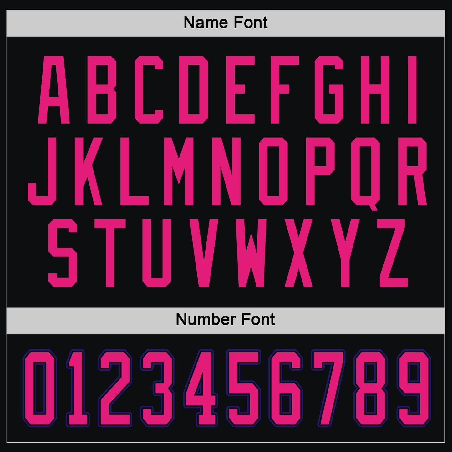 Custom Black Hot Pink-Dark Purple Hockey Jersey - Sky-Custom