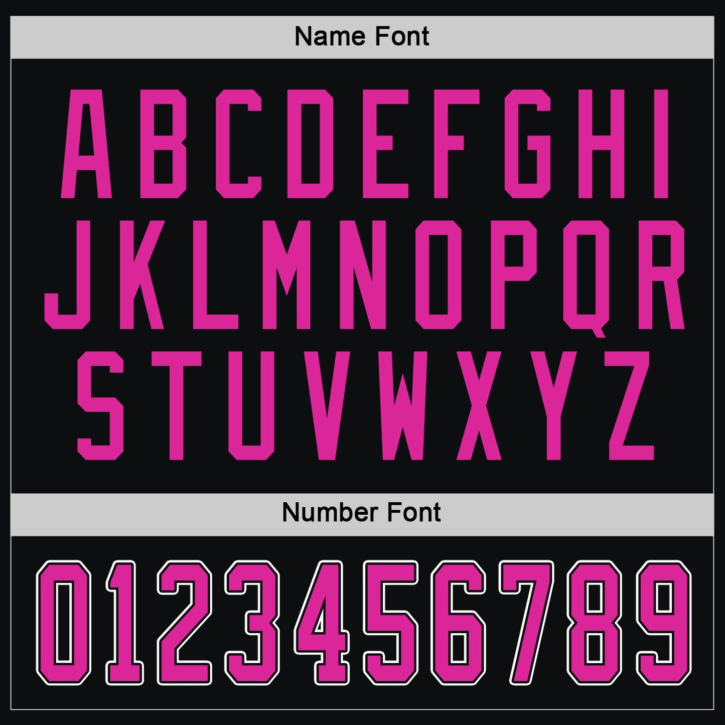 Custom Black Deep Pink-White Hockey Jersey - Sky-Custom