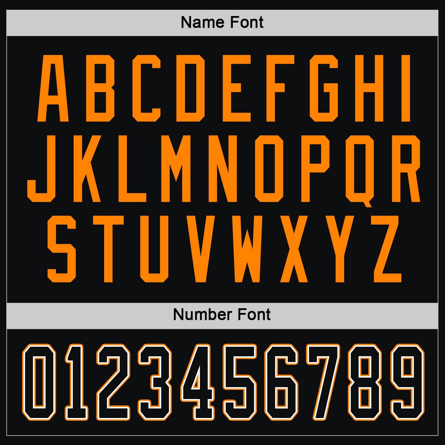 Custom Black Black-Bay Orange Hockey Jersey - Sky-Custom