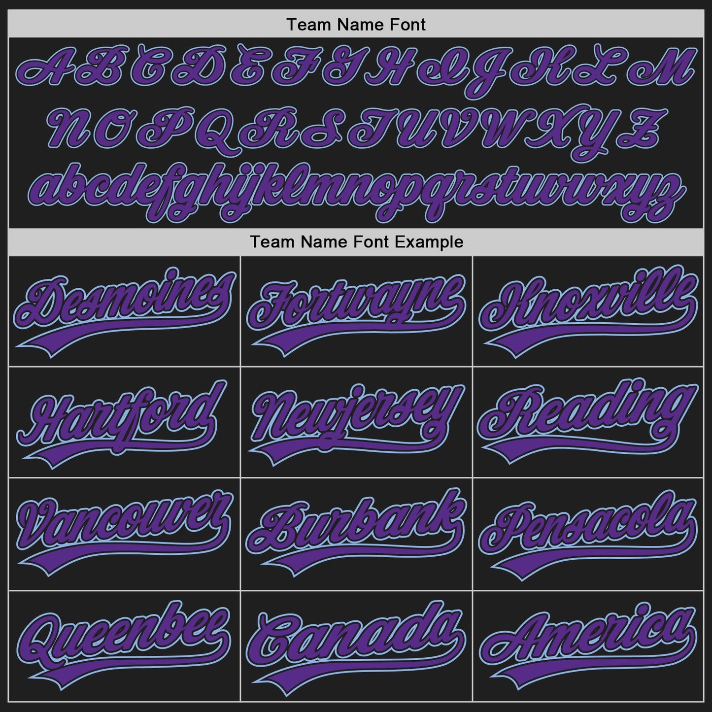 Custom Black Purpe-Light Blue Authentic Baseball Jersey - Sky-Custom