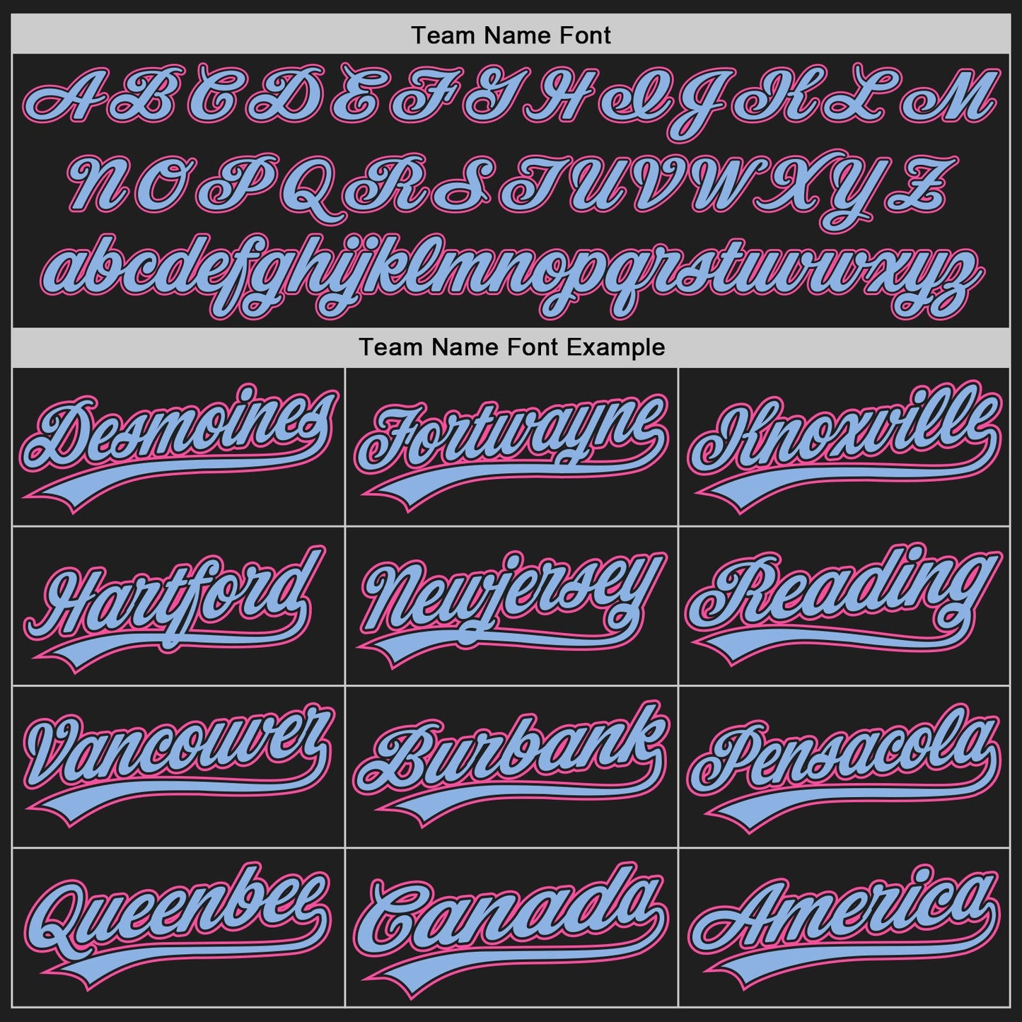 Custom Black Light Blue Pinstripe Pink Authentic Baseball Jersey - Sky-Custom